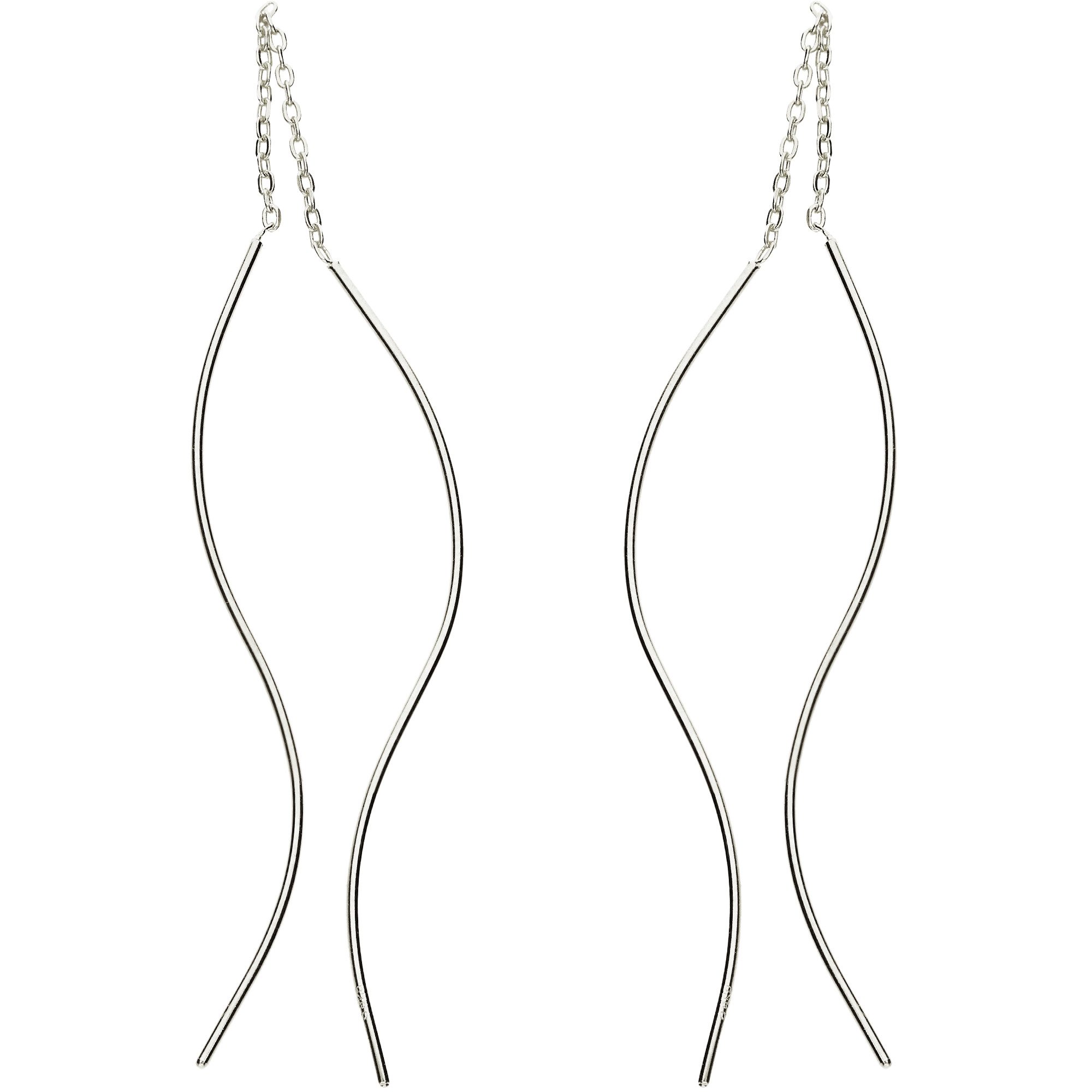 LÖB Paar Ohrhänger Durchzieher 925 Silber Spirale Ohrringe Hängend Modern M günstig online kaufen