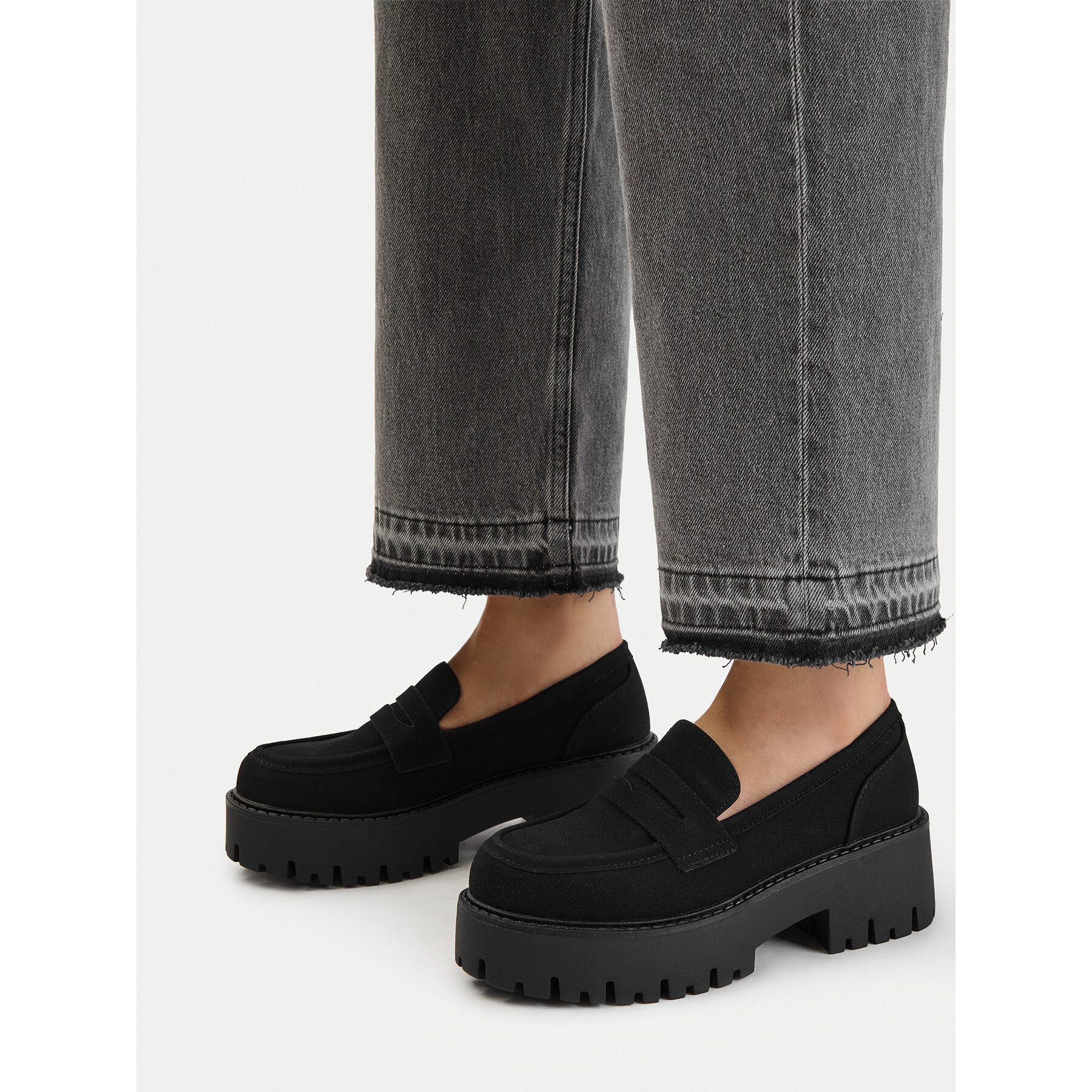 DeeZee Deezee Damen Loafer 5907964281740 Schwarz Schlupfboots
