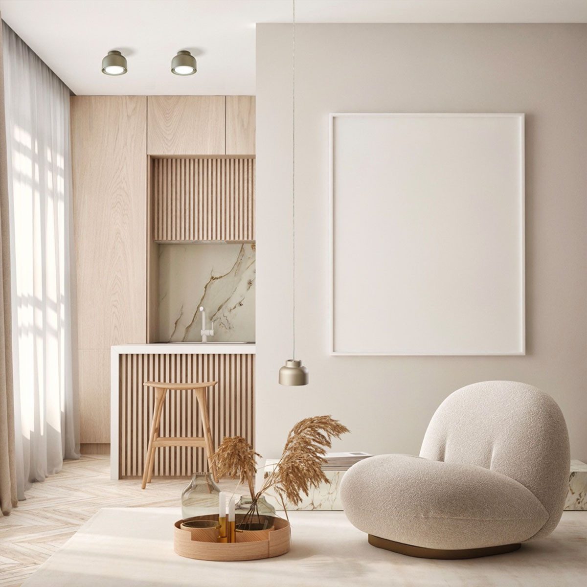 Vivida International Deckenleuchten Bottone Wand-/ Deckenleuchte, Ø: 10,6 cm, Petrolblau, LED wechselbar, Deckenlampe