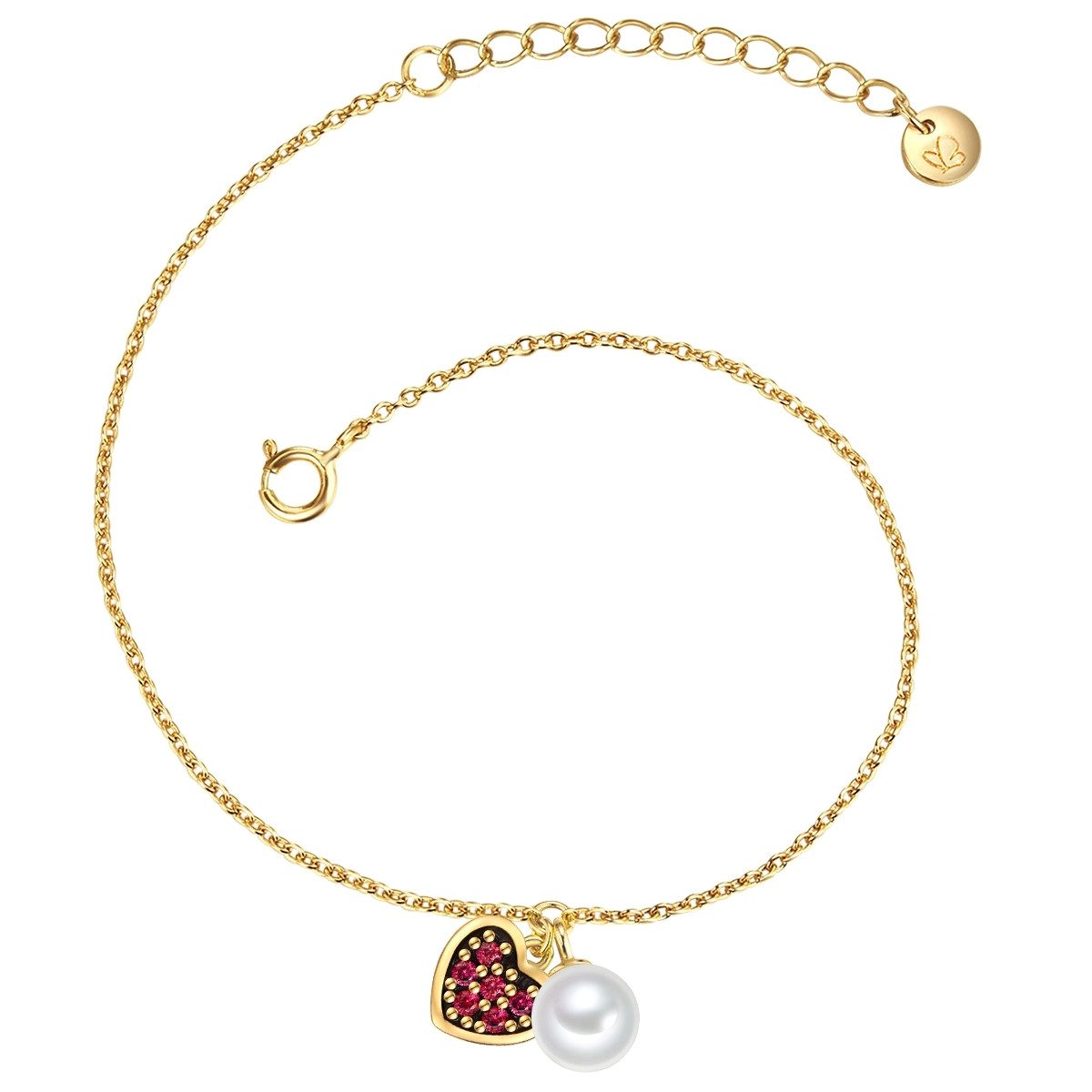 Glanzstücke München Gliederarmband GSM2197 (1-tlg), aus Sterling Silber