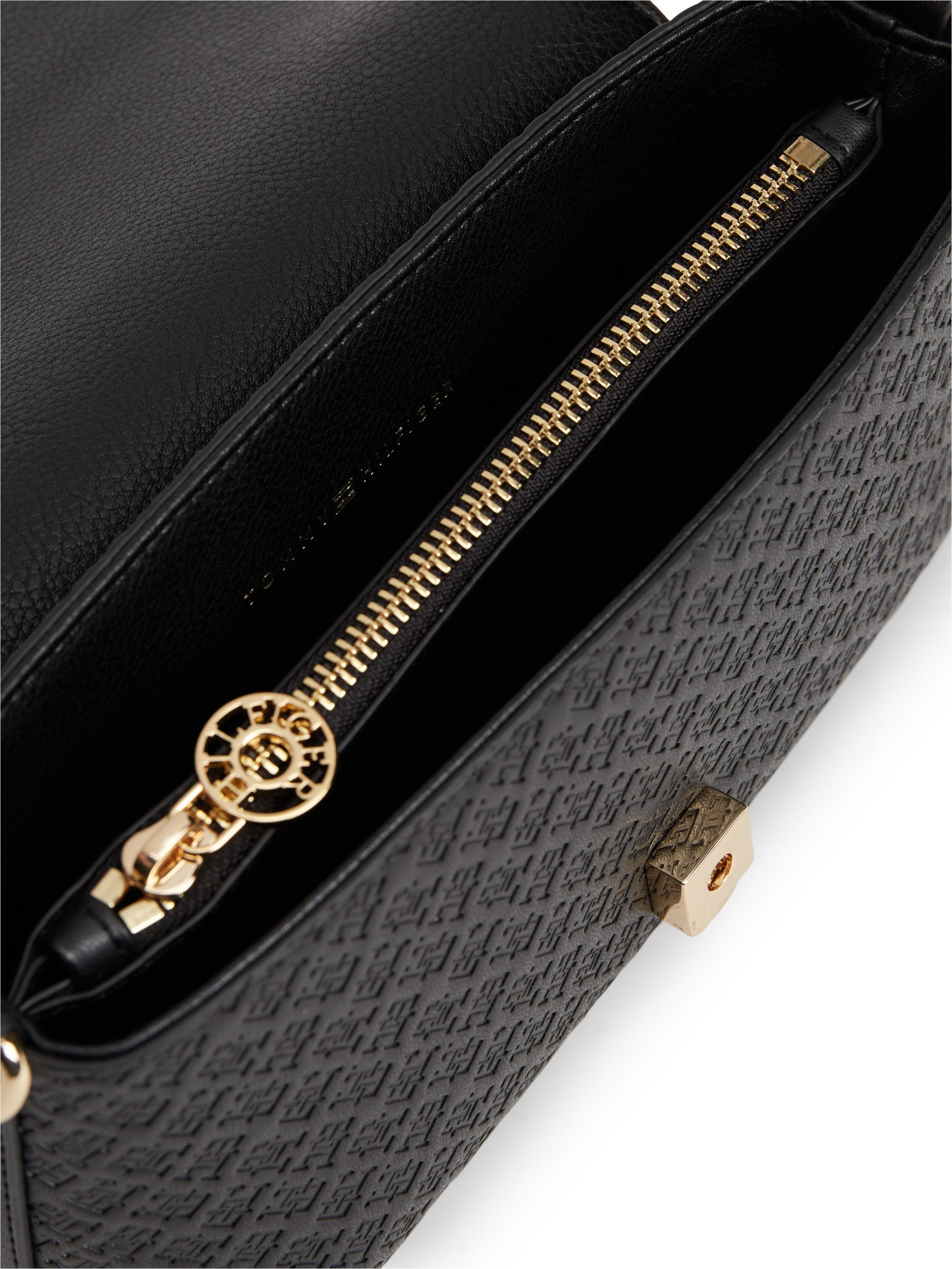 Tommy Hilfiger Umhängetasche TH ICON CONV CROSSOVER MONO, Damen Schultertasche, Handtasche, Clutch mit TH-Logoprägung – Bild 4 von 5