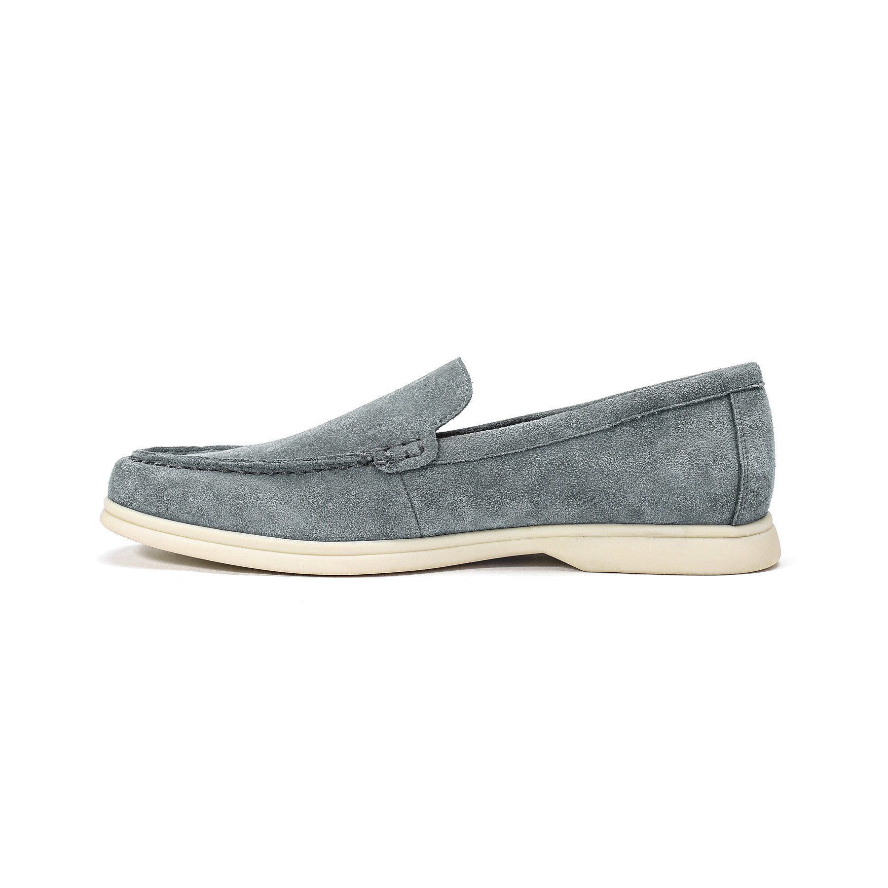 Allthemen Slip-On Sneaker Herren Loafers aus Suede Veloursleder Bequeme Slip-On-Slipper