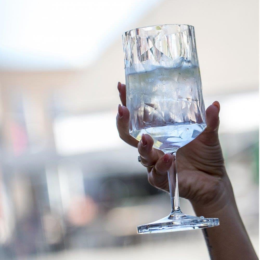 KOZIOL Weinglas CLUB NO. 4 Superglas 2er Set 300 ml, Transparent Kunststoff Recycelbar