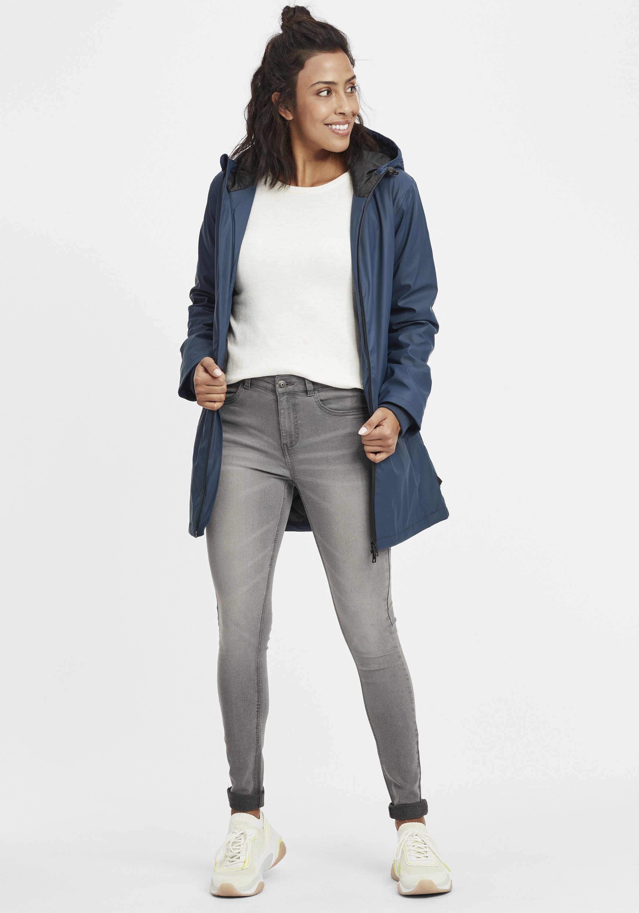 OXMO Regenjacke OXJanina Übergangsjacke aus wetterfestem Material