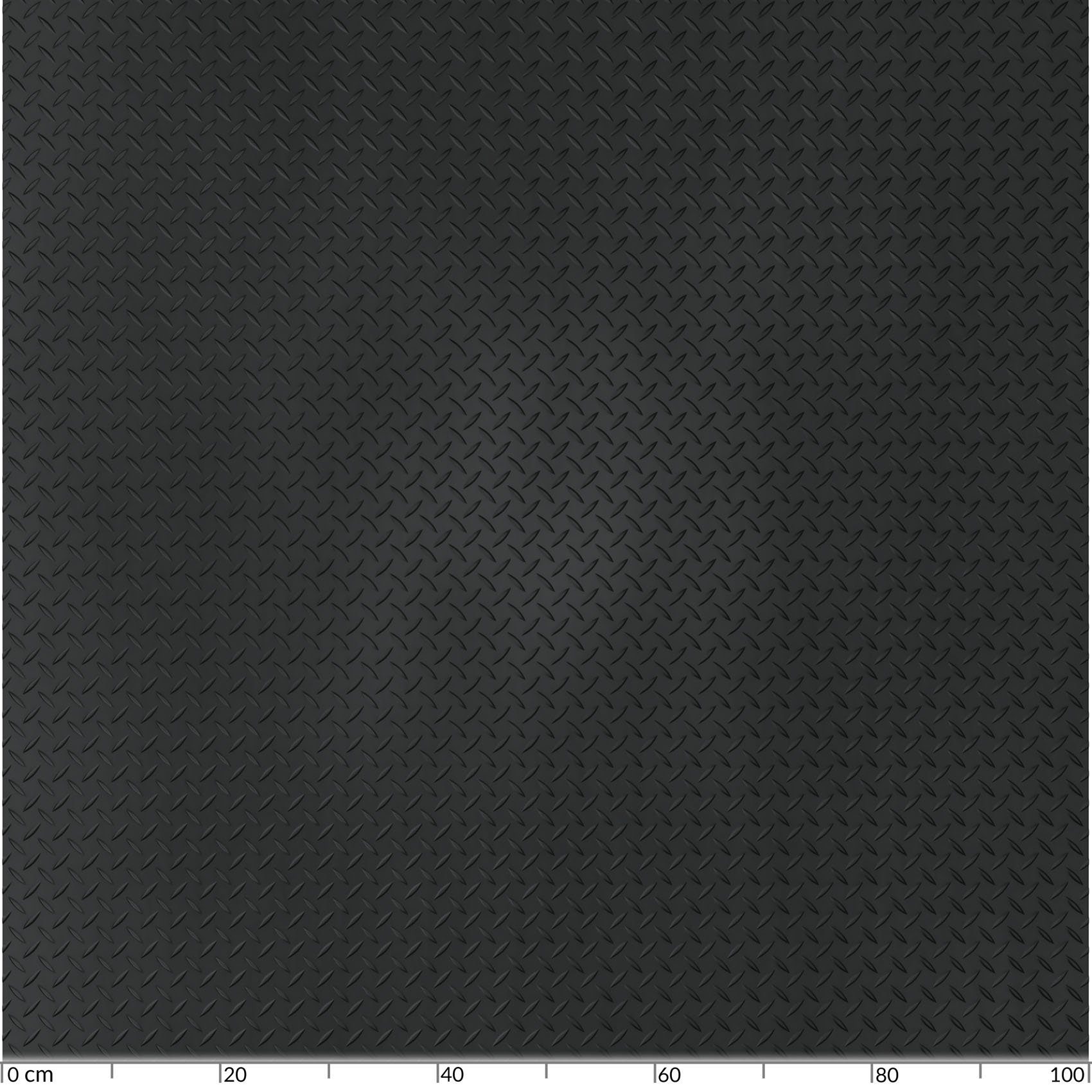 Bodenmatte ANRO Bodenbelag div. Einzelstück, - Größen, Gummimatte Tränenblech geprägt 1-St., schwarz Gummimatte tränenblechoptik