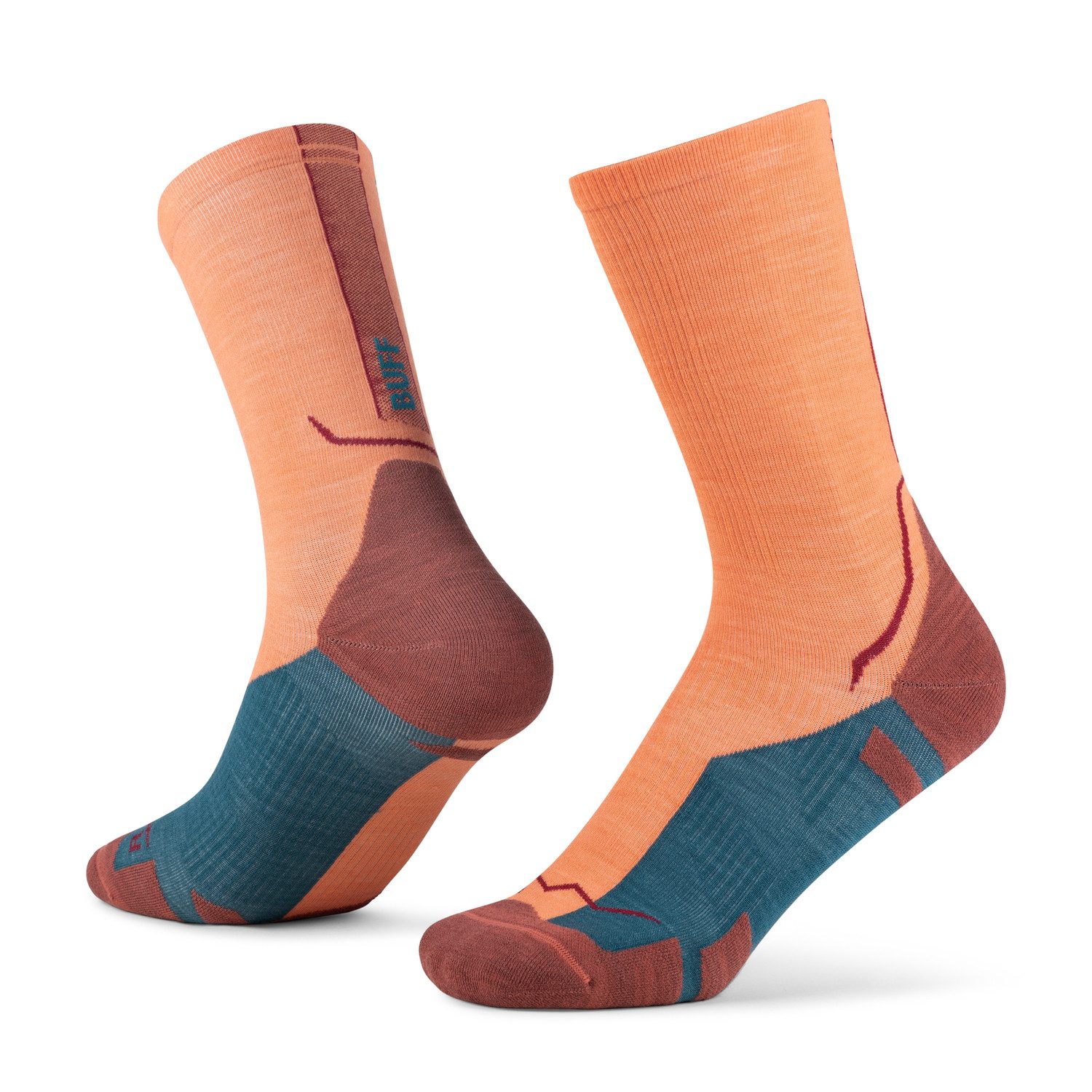 Buff Socken LW Merino Wool Crew PINK