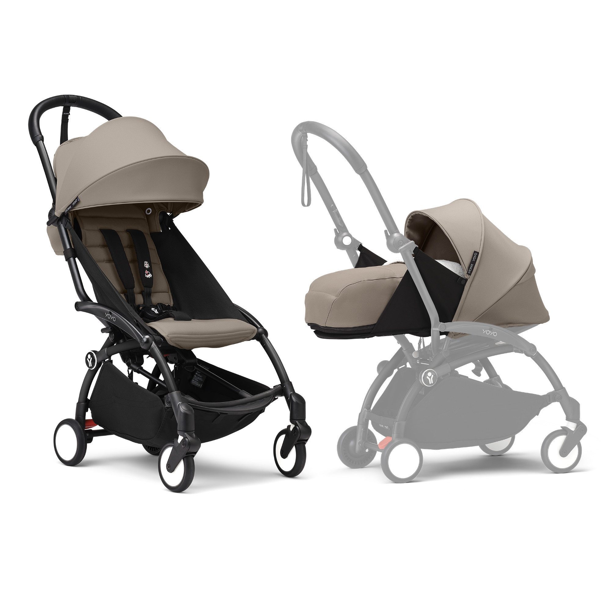 Stokke Kinder-Buggy YOYO³ Kinderwagen mit Neugeborenen, Leicht & kompakt - Handgepäck-kompatibel
