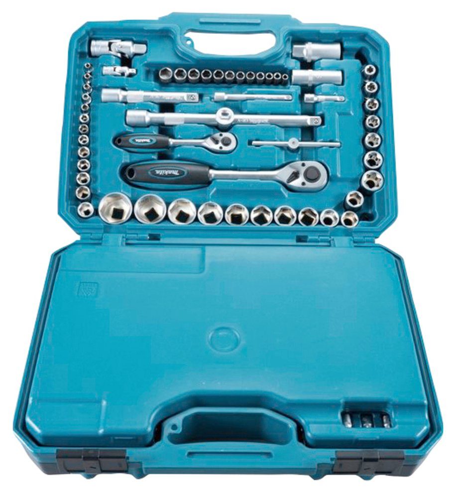 Makita Werkzeugset E-10883, für Werkstatt, Montage, Baustellenfahrzeuge, uvm., inkl. Koffer