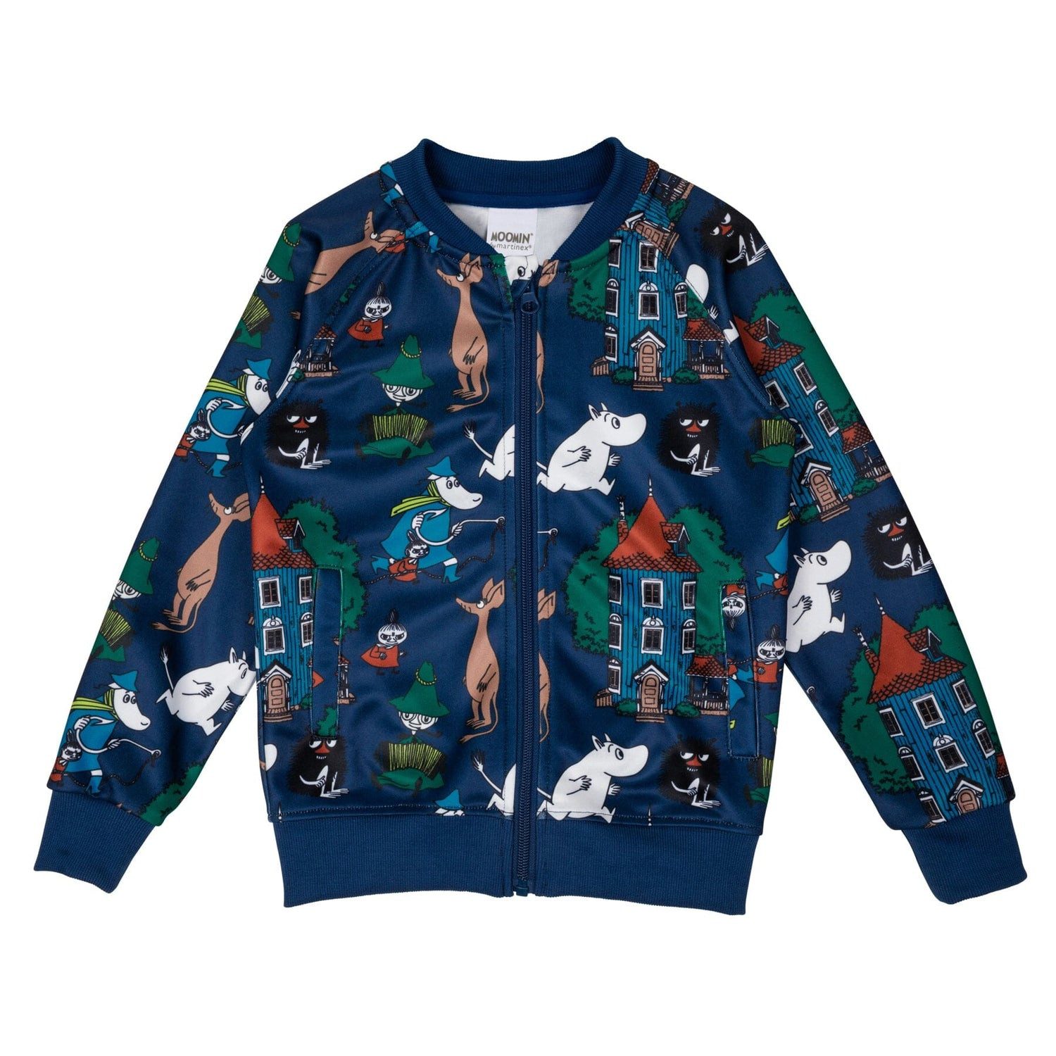 Moomin by Martinex Sweatjacke MOOMIN Kinder Track Jacket Jacke Blau – © Moomin Characters