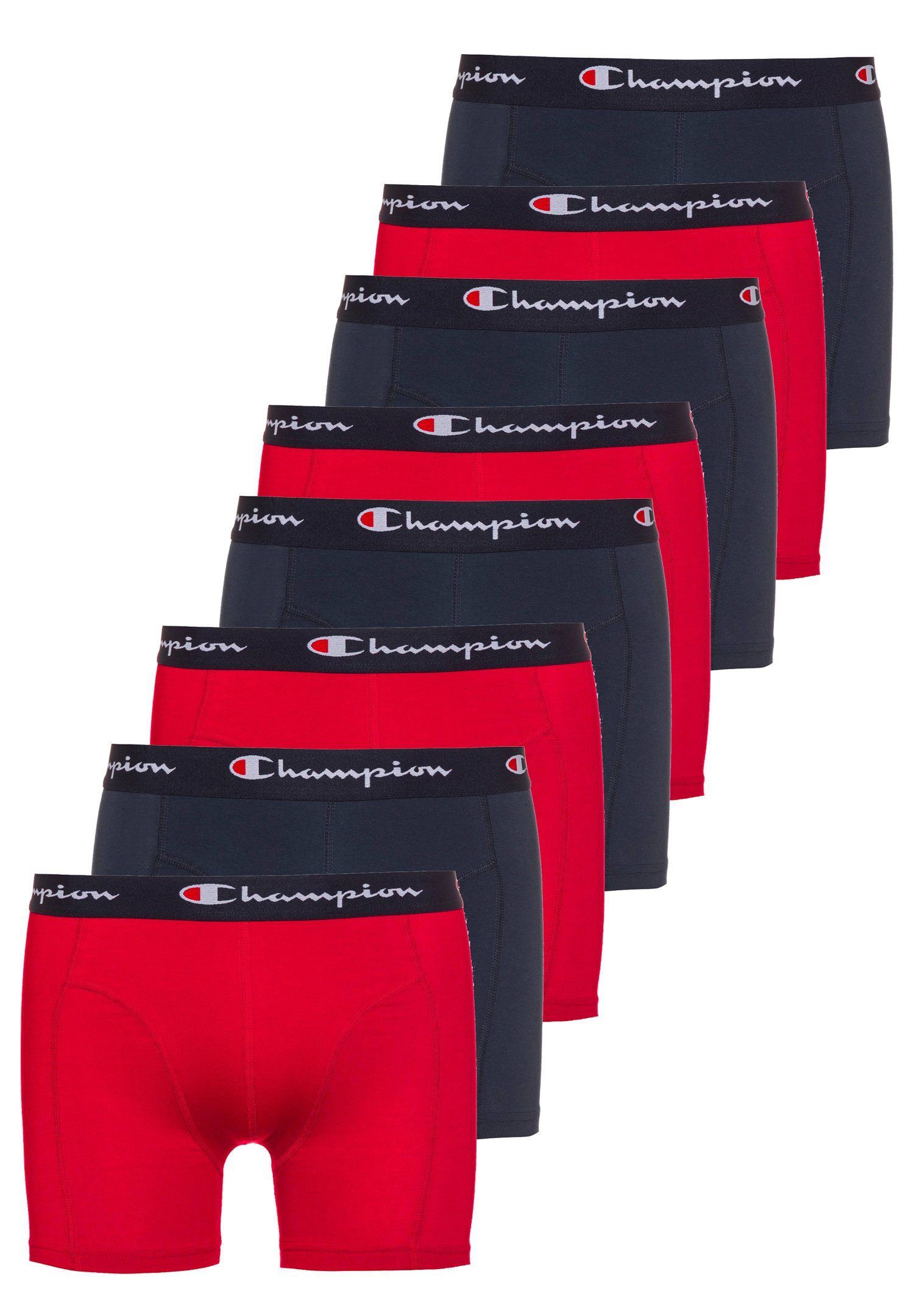 Champion Boxershorts 8pk Boxer (Spar-Pack, 8-St., 8er-Pack) Red / Blue