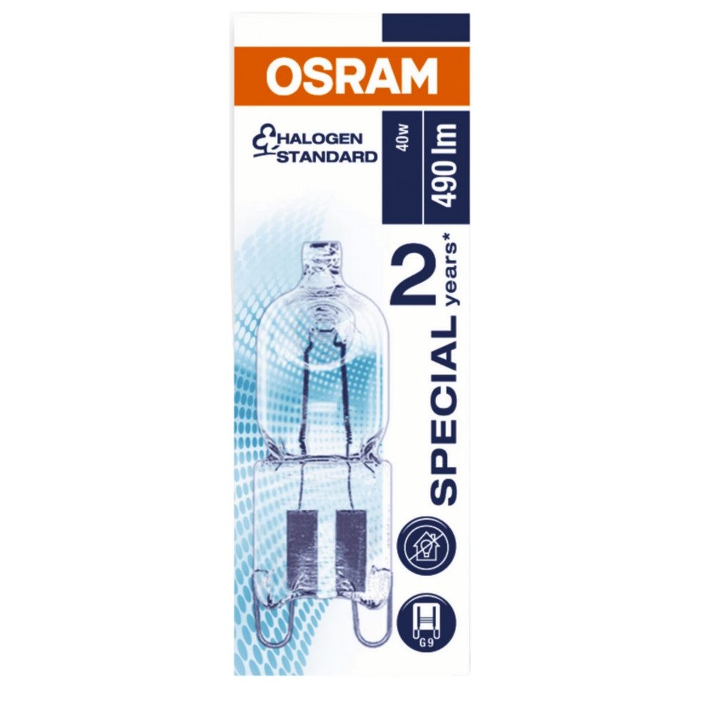 Osram Halogenlampe 66740 - Halogenlampe - weiß, G9, Warmweiß