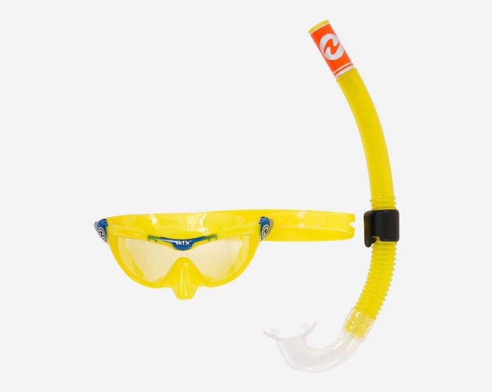 Aqualung Schnorchel COMBO MIX 0798 YELLOW PETROL