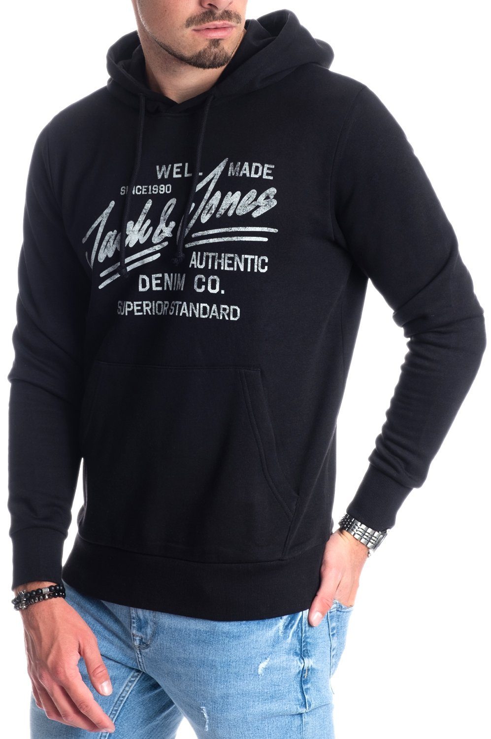 Jack & Jones Kapuzensweatshirt mit Kängurutasche
