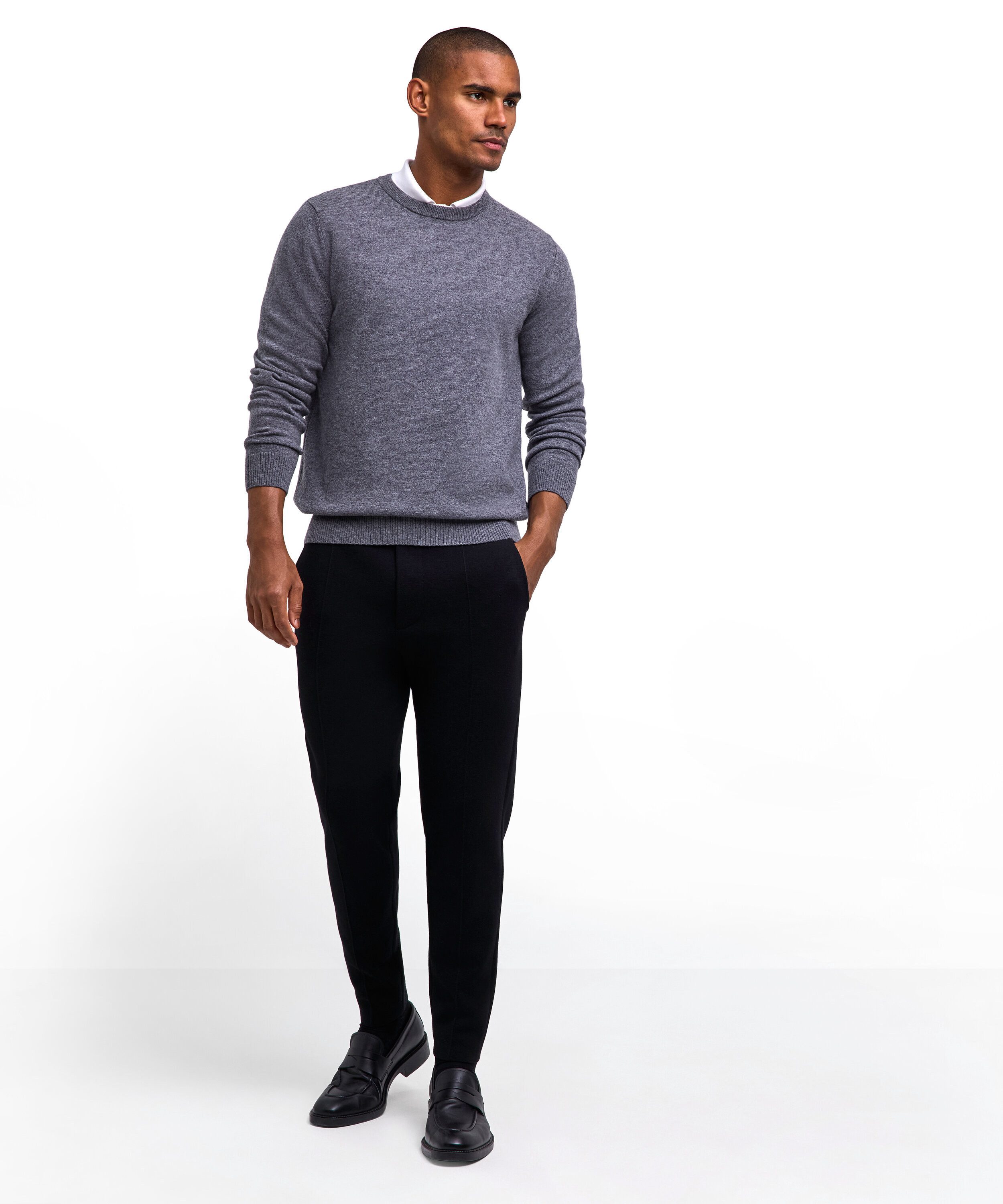 FALKE Strickpullover Pure Lambswool Pullover aus extrafeiner Lambswool (1-tlg) aus extrafeiner Lambswool