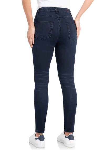 wonderjeans High-waist-Jeans »High Waist WH72« Hoch geschnitten mit leicht verkürztem Bein
