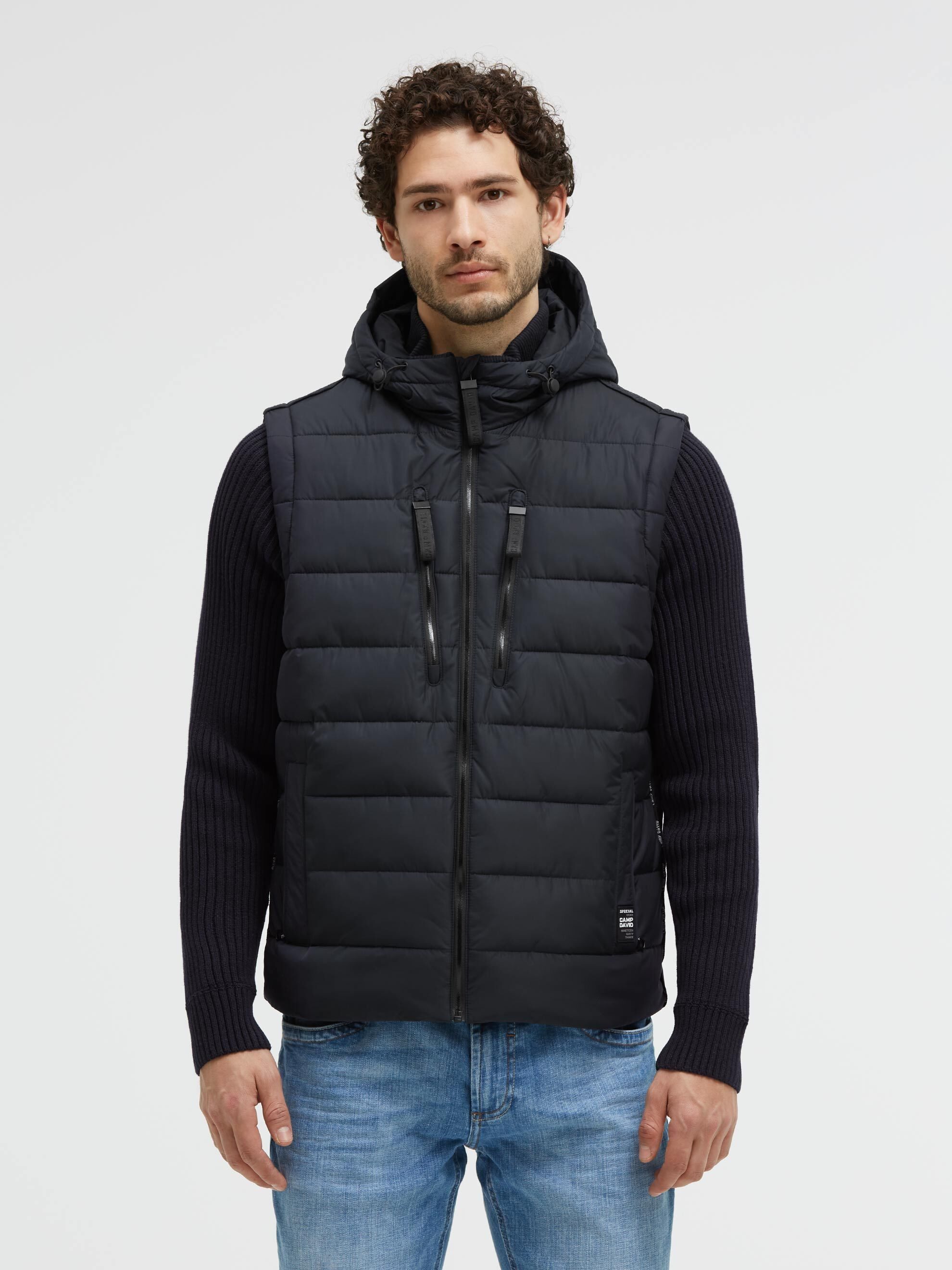 CAMP DAVID Winterjacke mit Brusttaschen