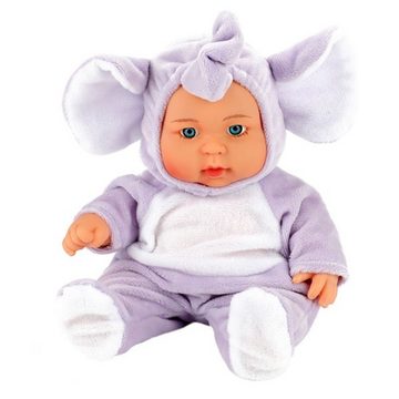 Toi-Toys Babypuppe Babypuppe im Tierkostüm 22,5 cm