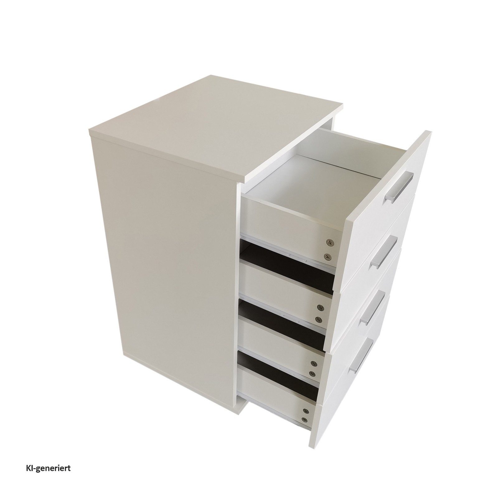 HTI-Line Nachtkommode Nachtschrank Nina mit 4 Schubladen (Stück, 1 St., 1 Nachtschrank ohne Dekoration), Nachttisch Nachtkommode Nachtkonsole – Bild 4 von 5