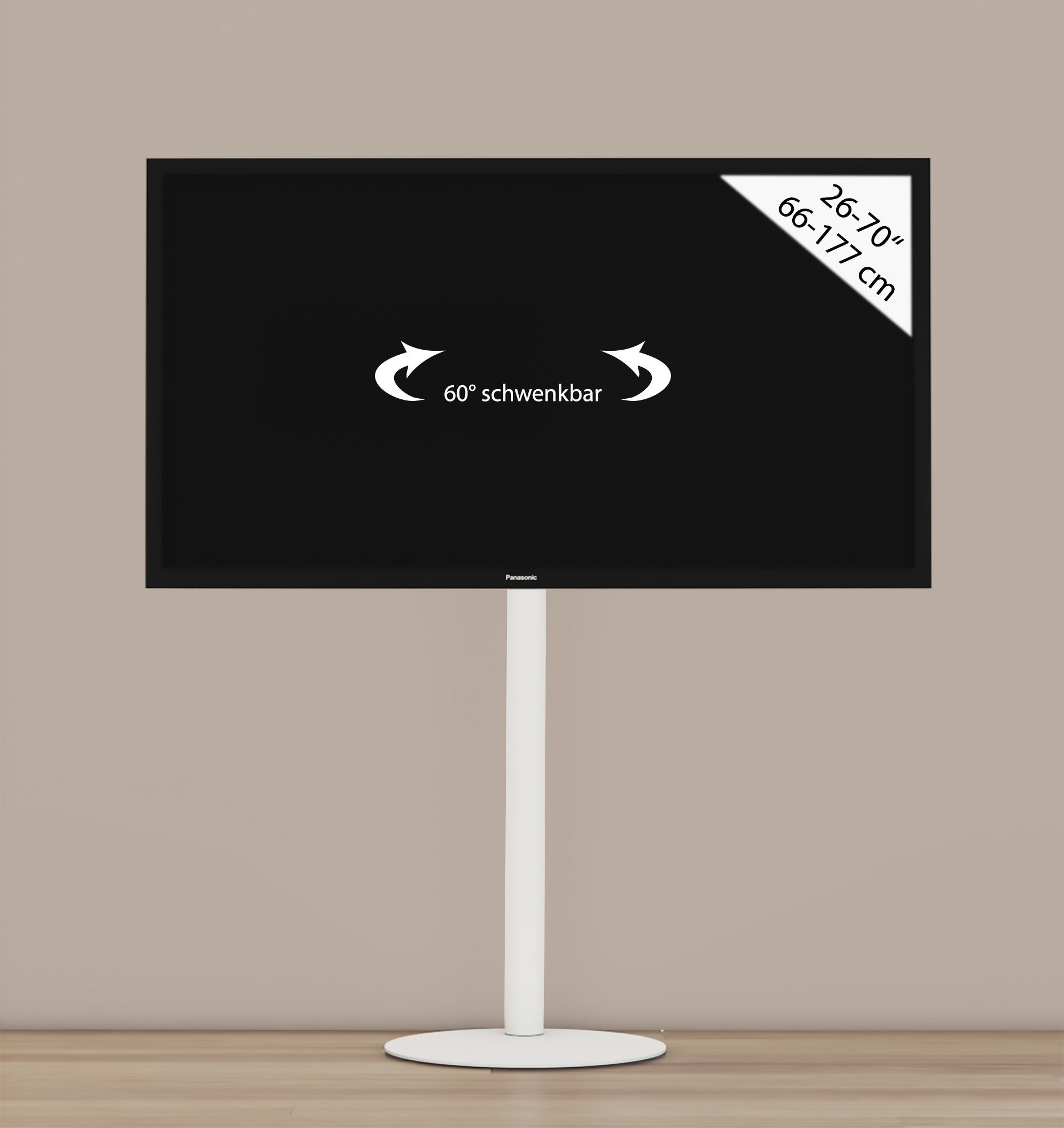 VCM TV-Ständer Design Premium TV Standfuß Rack Fernseh Cirla