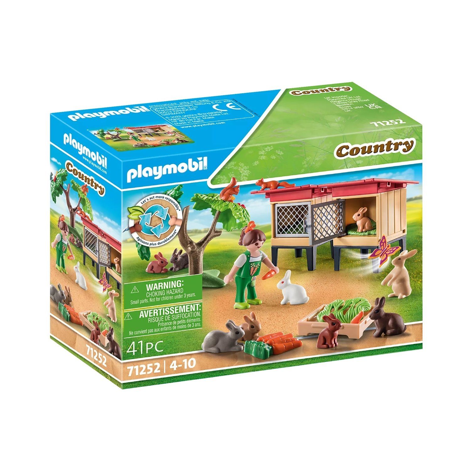 Playmobil® 71252 Kaninchenstall Konstruktions-Spielset