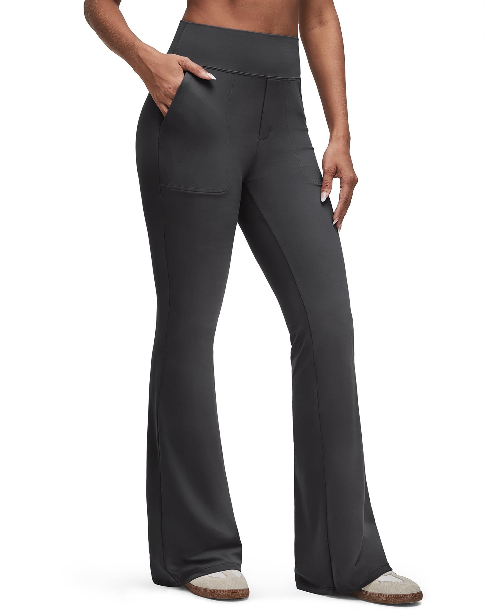 G4Free Yogahose Damen Flared Yogahose Leggings Schlaghose Hohe Taille Sport günstig online kaufen