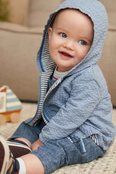 Next Strickjacke Baby-Jacke aus Knitterstoff (1-tlg)