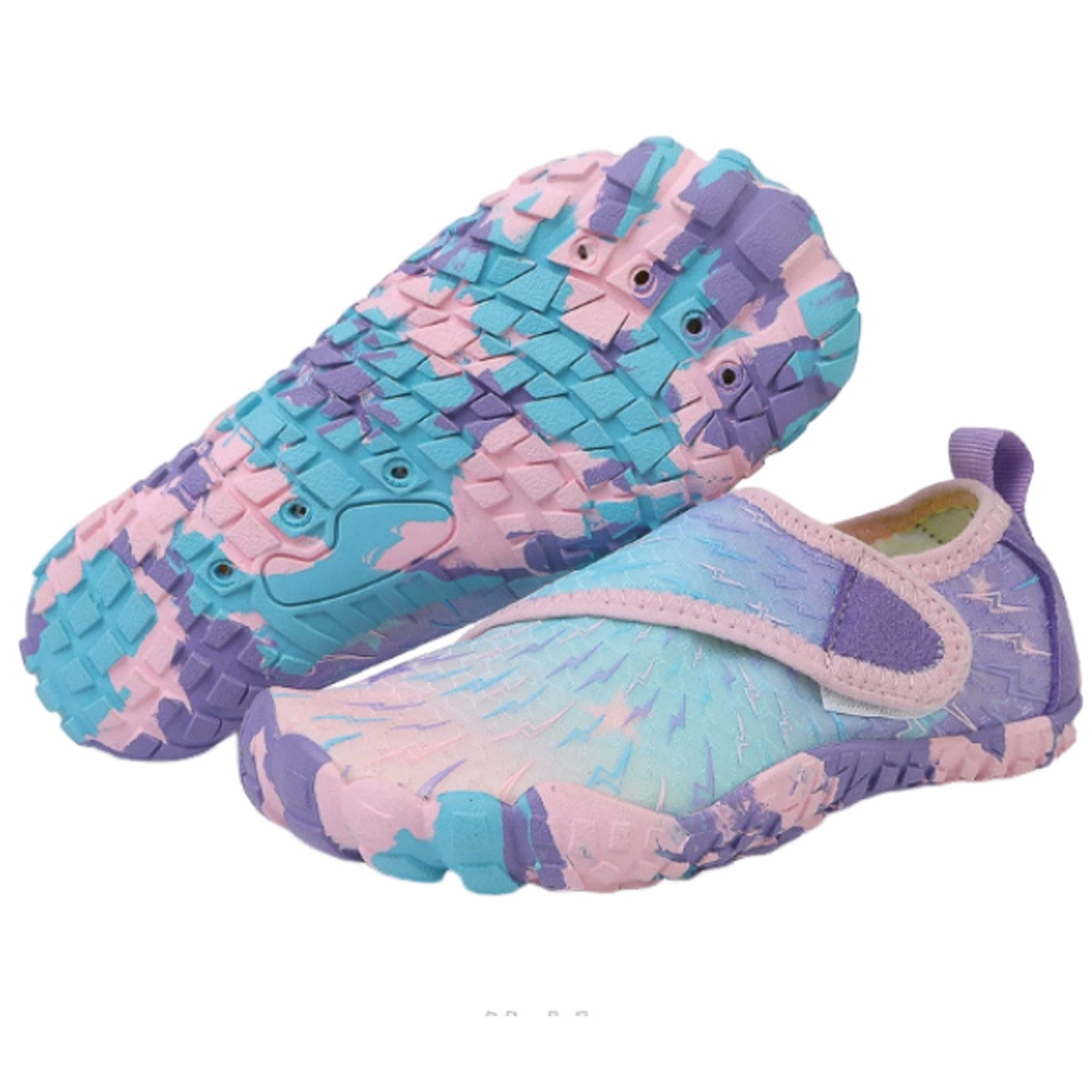 Refttenw Strandschuhe,Schnell Trocknend Badeschuhe,Bachwanderschuhe für Kinder Barfußschuh