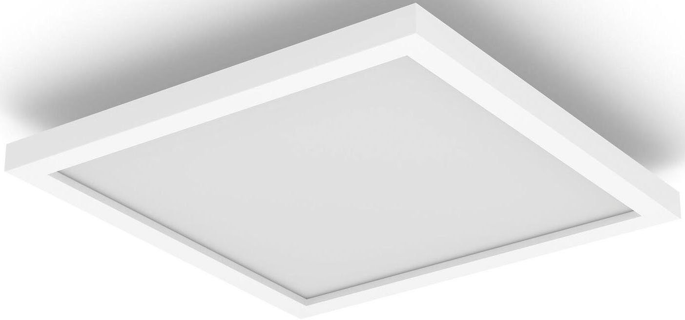 Philips Hue LED Deckenleuchte Surimu, Bluetooth, Dimmfunktion, LED fest integriert, RGB, warmweiß - kaltweiß, quadratisch