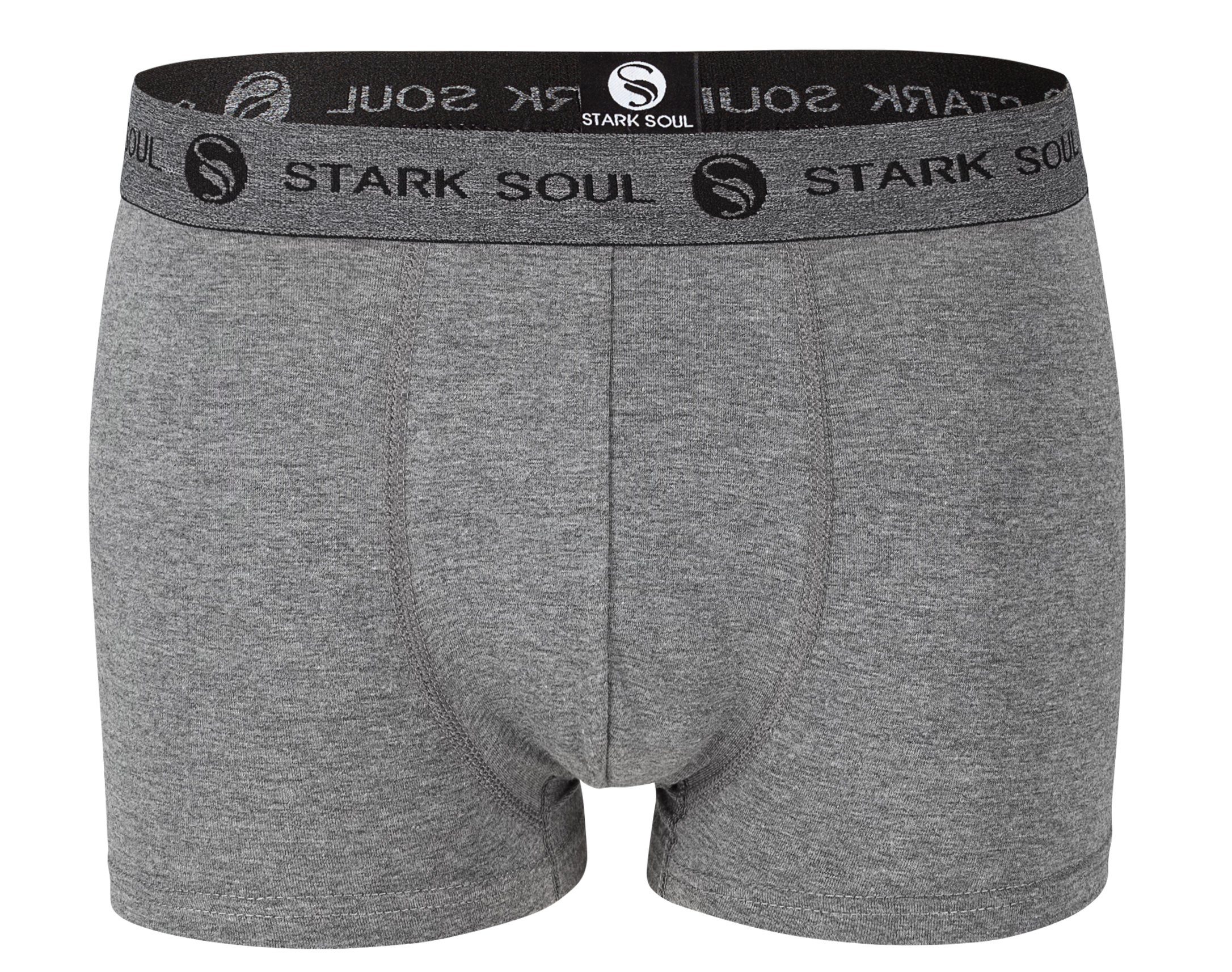Stark Boxershorts Pack, Herren Gemischt Soul® 6er Baumwoll-Unterhosen im Boxershorts, Hipster 6er-Pack
