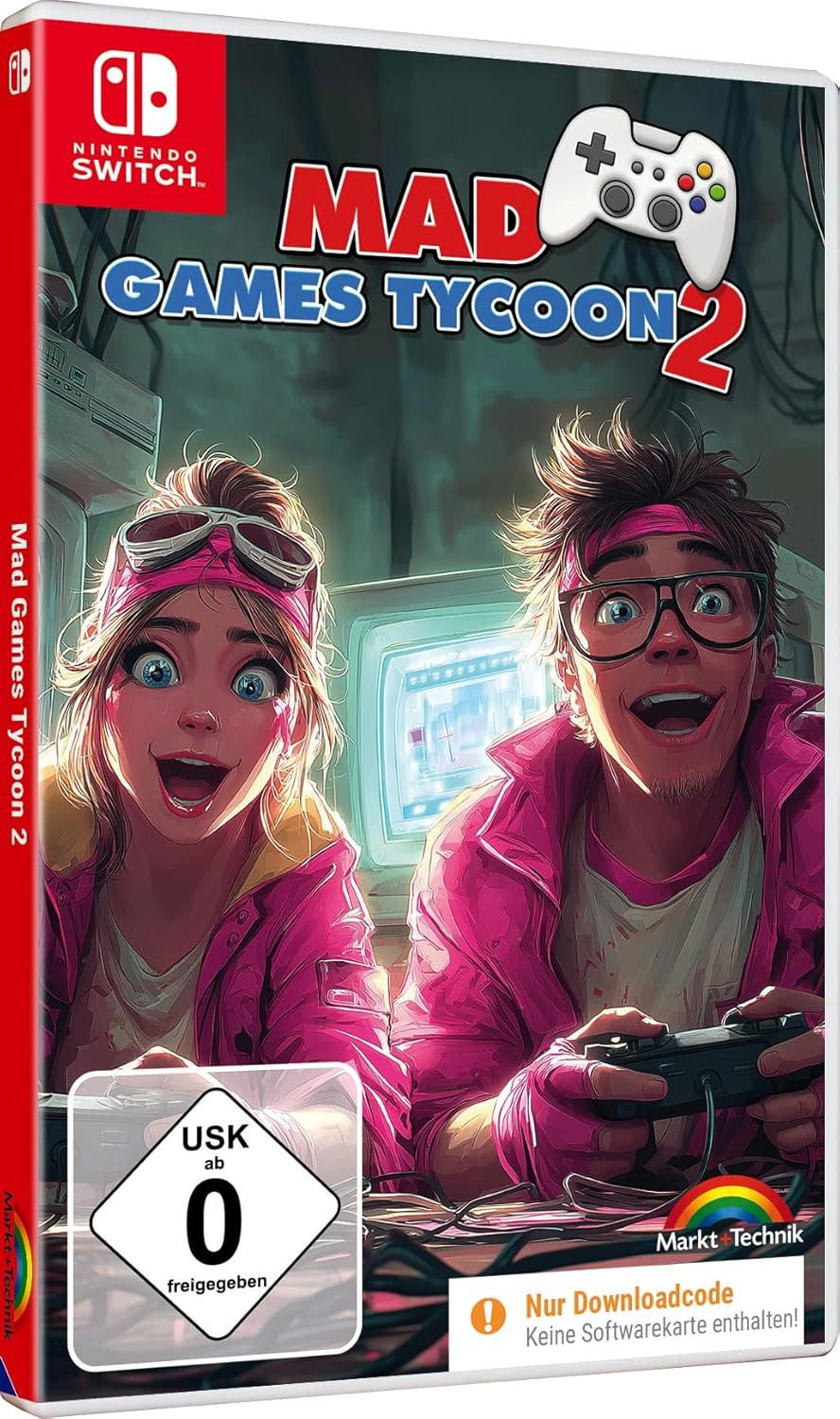 MAD GAMES Tycoon 2 - Nintendo Switch - Code in a Box (Code in a Box), Nintendo Switch
