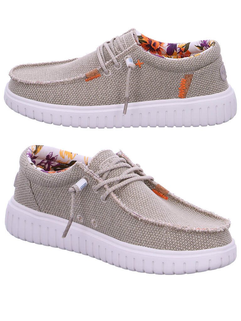 Fusion Jack 4.0 Slip-On Sneaker Herren Schuh Jack 4.0 Leinenoptik mit Gummizug - Leinenschuh Korksohle