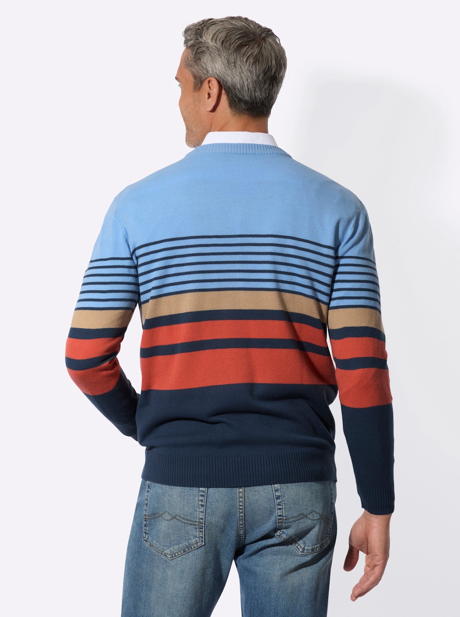 Sieh an! Strickpullover Pullover Langarm