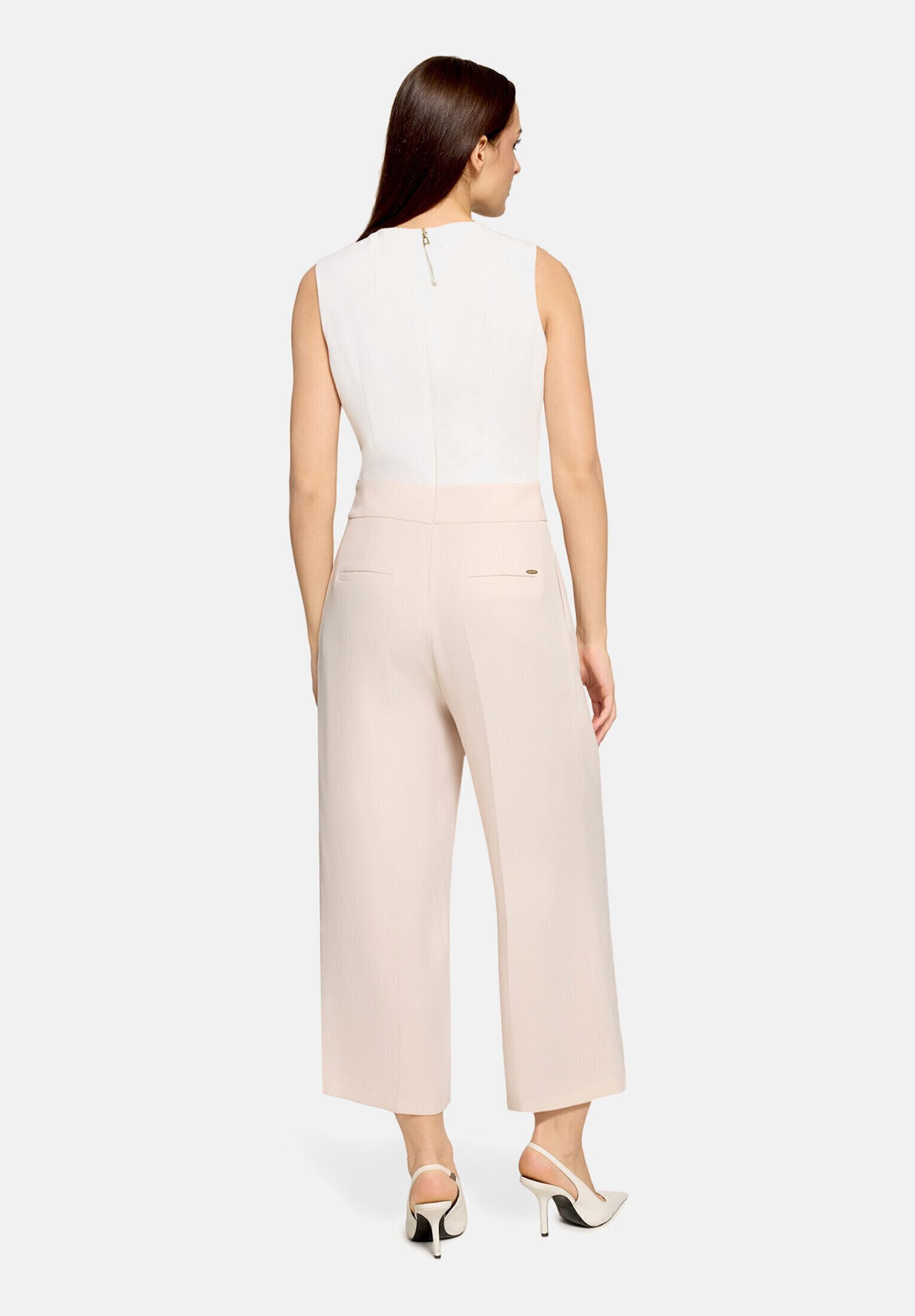 Betty&Co Overall Damen ohne Arm (1-tlg) Falten