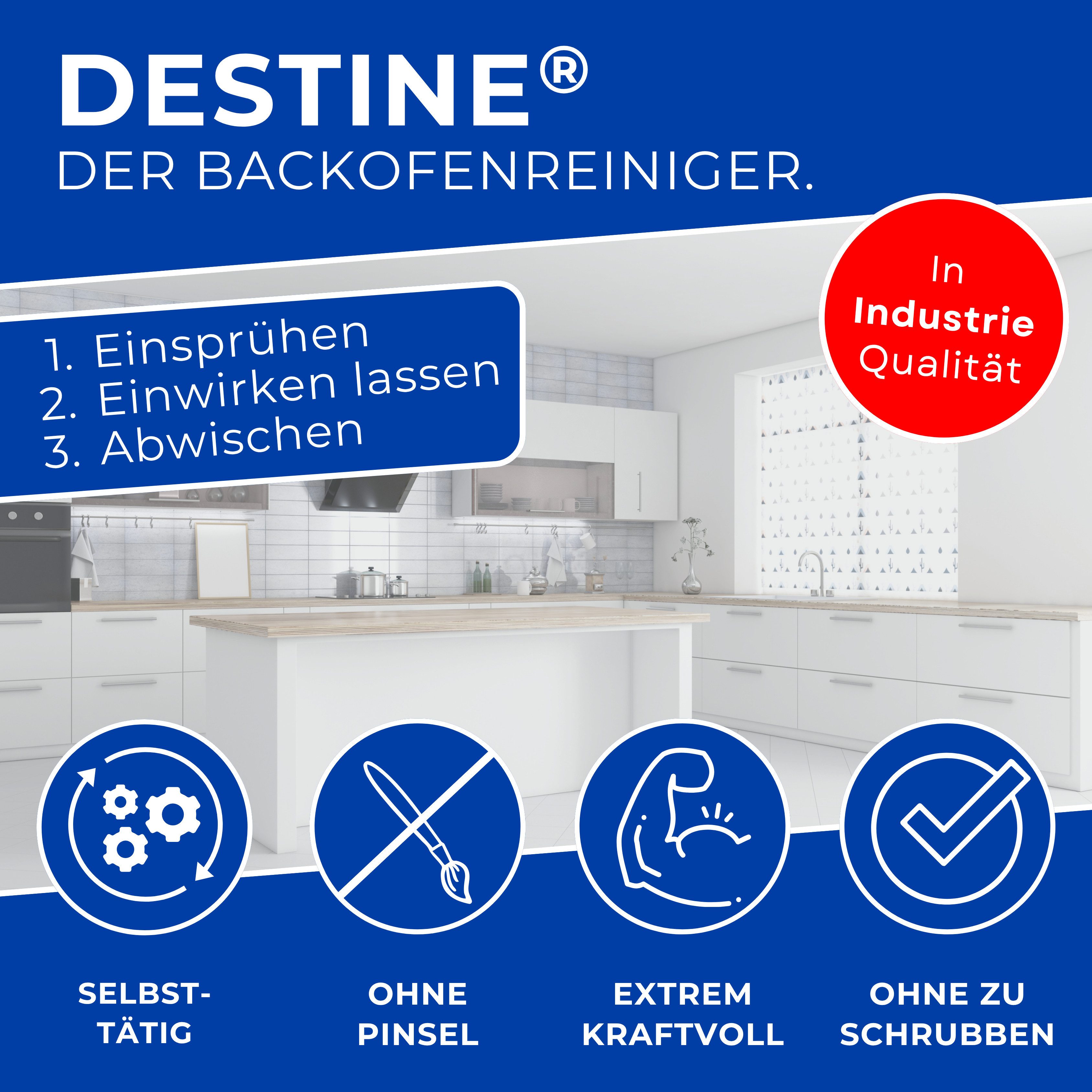 ABACUS Backofenreiniger, Grillreiniger, Ofenreiniger, Herdreiniger Backofenreiniger (Geeignet für Ofen, Grillm Töpfe etc., [- Beseitigt problemlos eingebrannte Fette Beseitigt problemlos eingebrannte Fette)