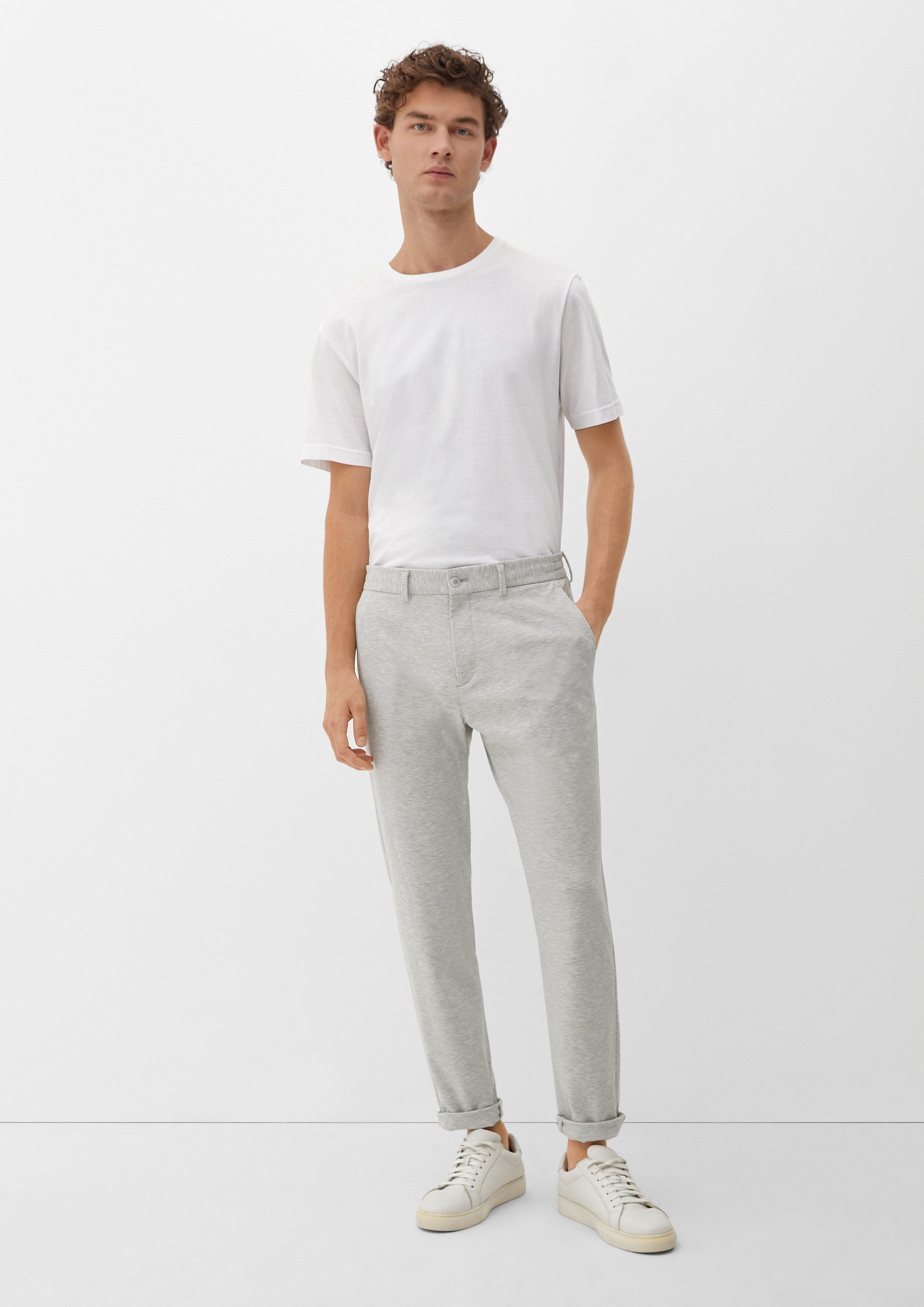 s.Oliver Chinos Hose S.OJOGG Slim: Joggsuit-Hose aus Stretch-Jersey günstig online kaufen