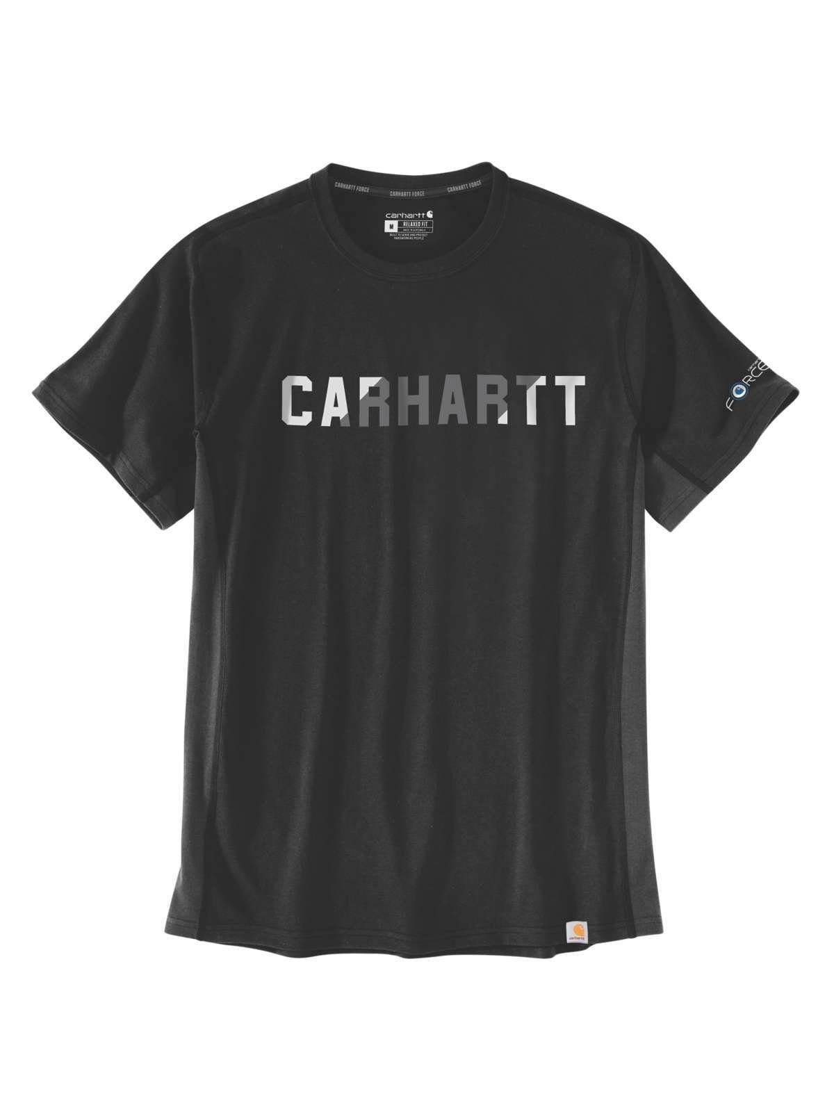 Carhartt T-Shirt Carhartt Logo T-Shirt black | T-Shirts