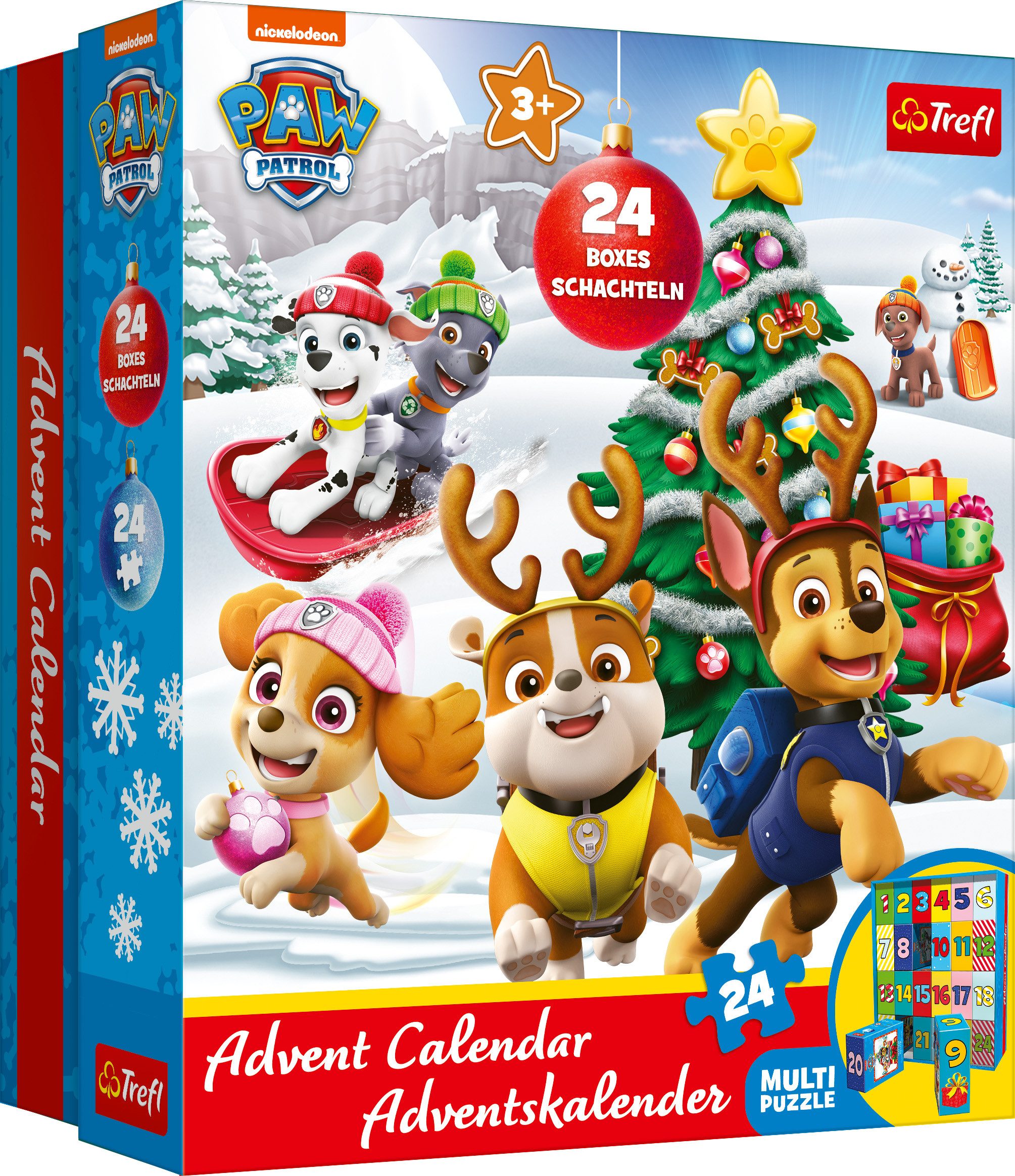 Trefl Puzzle Trefl, Paw Patrol, Adventskalender, 24 Puzzleteile günstig online kaufen