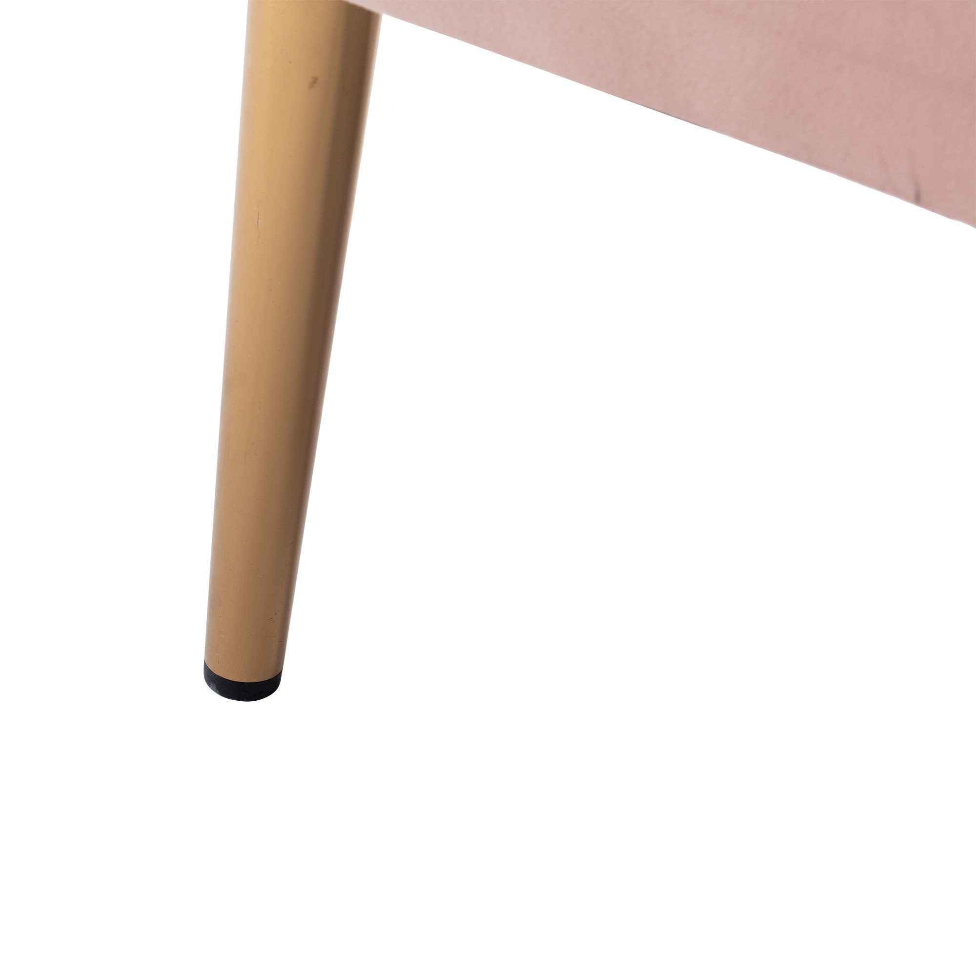 roségoldenen Vierbeiniger Füßen Akzentstuhl, OKWISH mit Stuhl, rosa Esszimmerstuhl Freizeitsessel