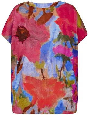Samoon Kurzarmshirt Blusenshirt mit Flower-Print