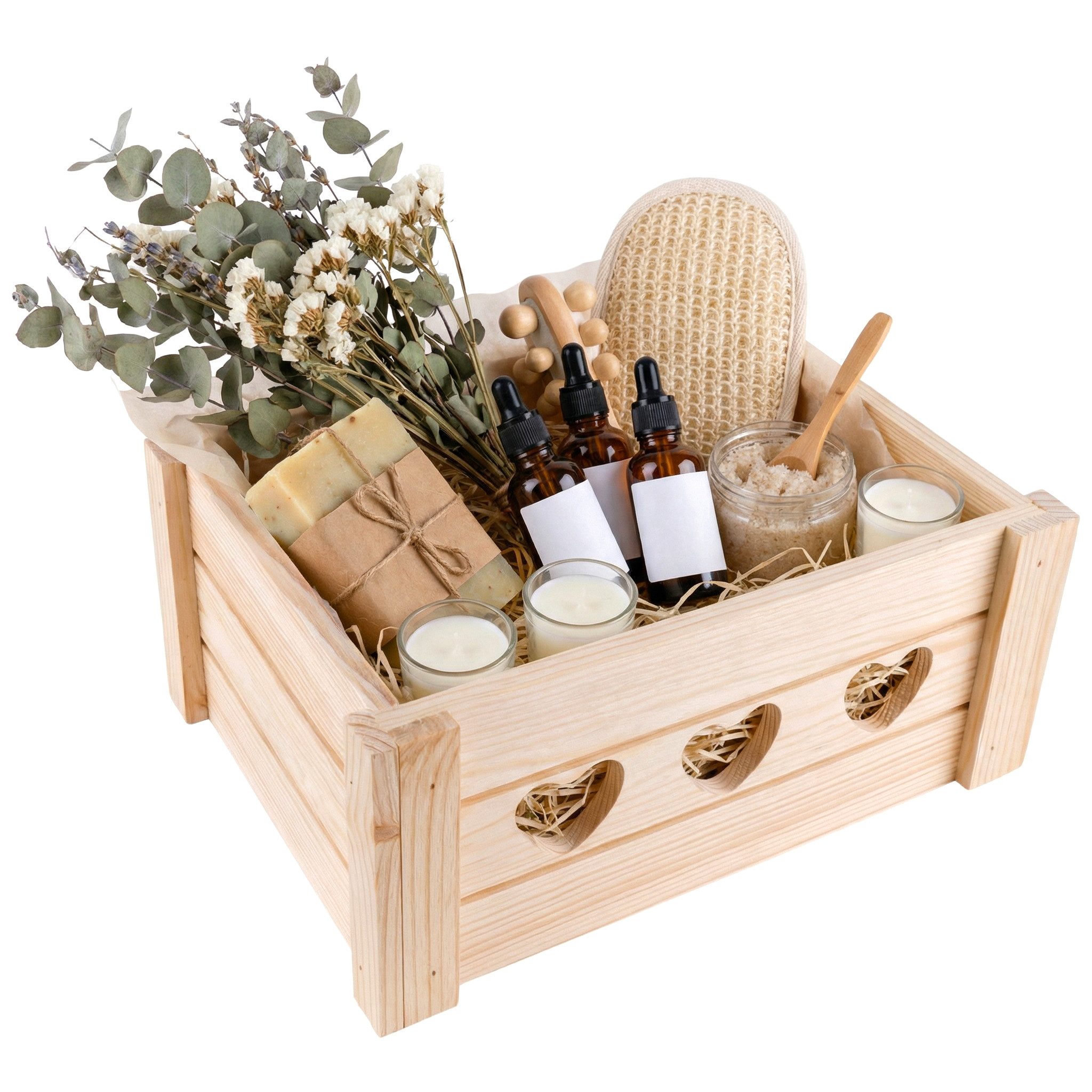 Creative Deco Holzkiste Holzkiste Geschenk Obstkiste Holz Korb ohne Deckel