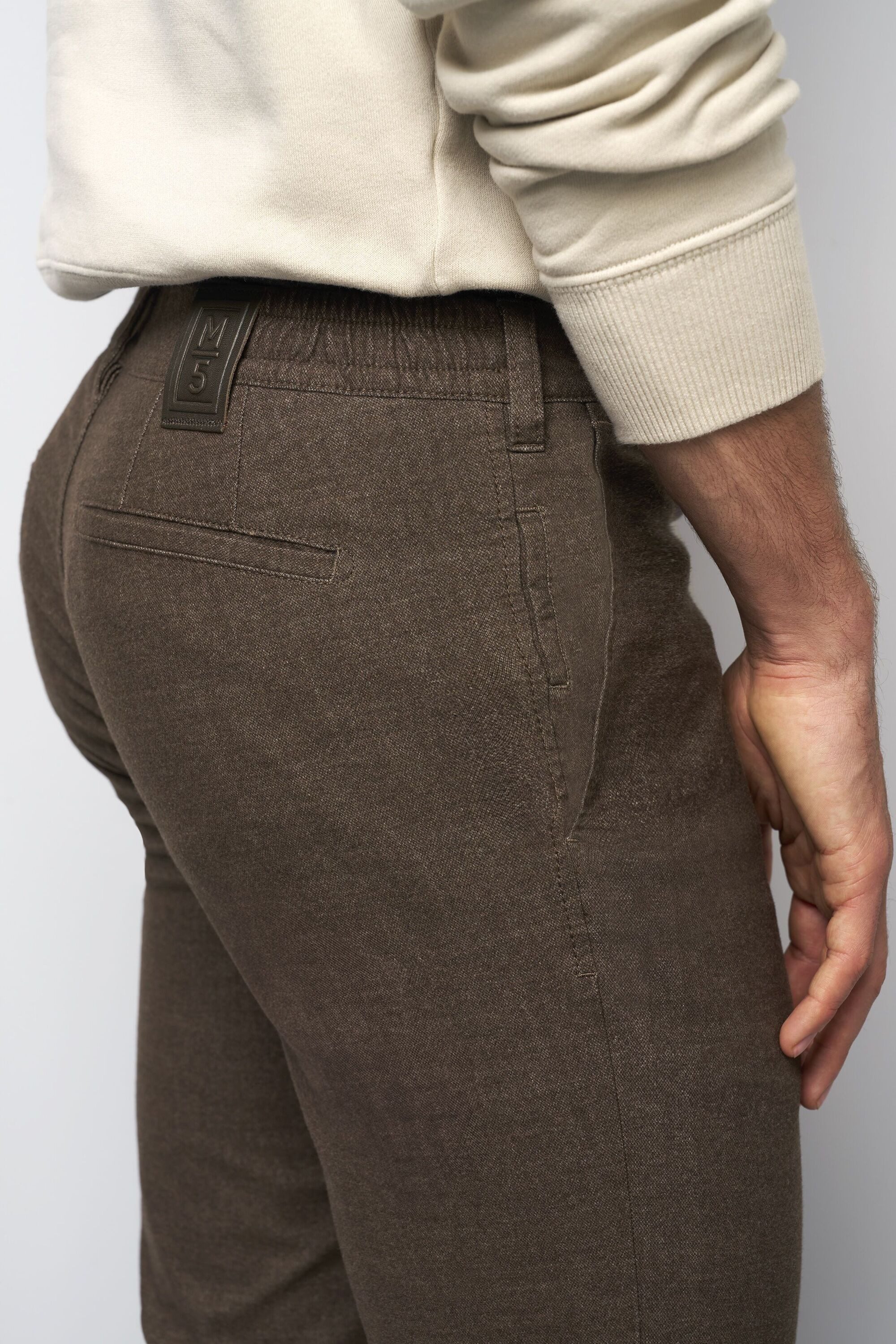 MEYER Chinos M5 Move M5 Move im Wool-Look