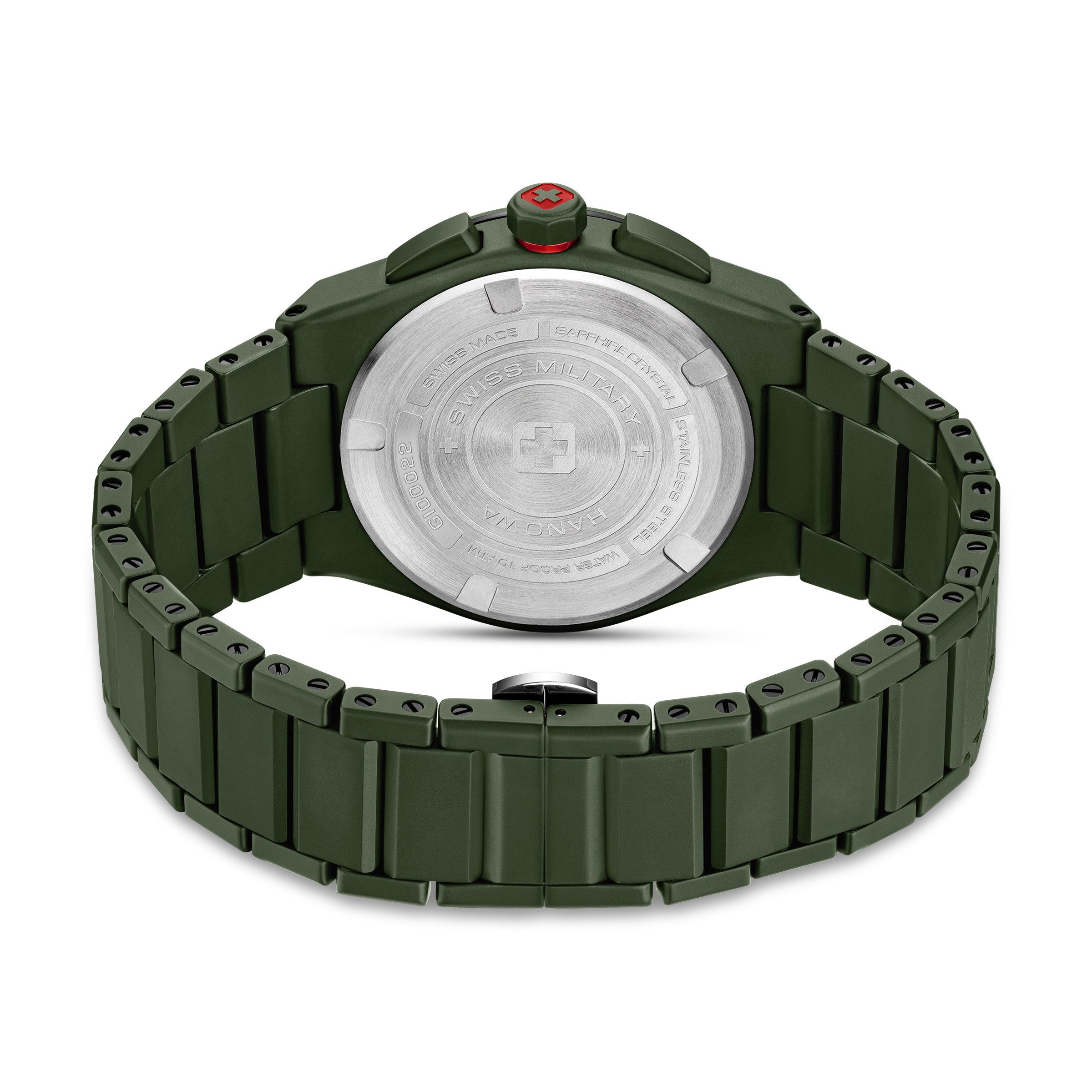 Swiss Military Hanowa Quarzuhr Quarzuhr Herrenuhr 43 Quarz Herren