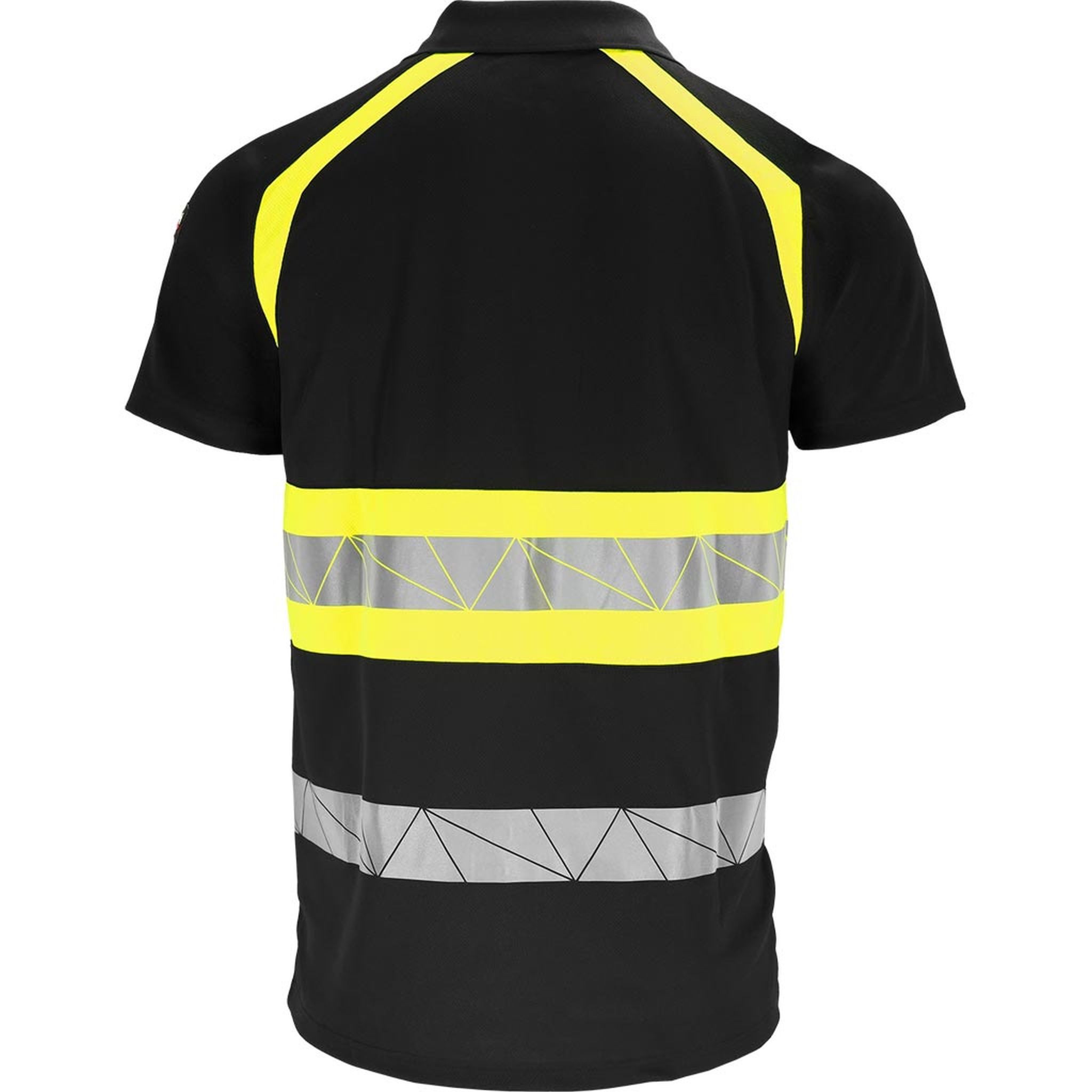 Reis Poloshirt Warnhemd T-Shirt Kragen Polohemd aus Netzstoff