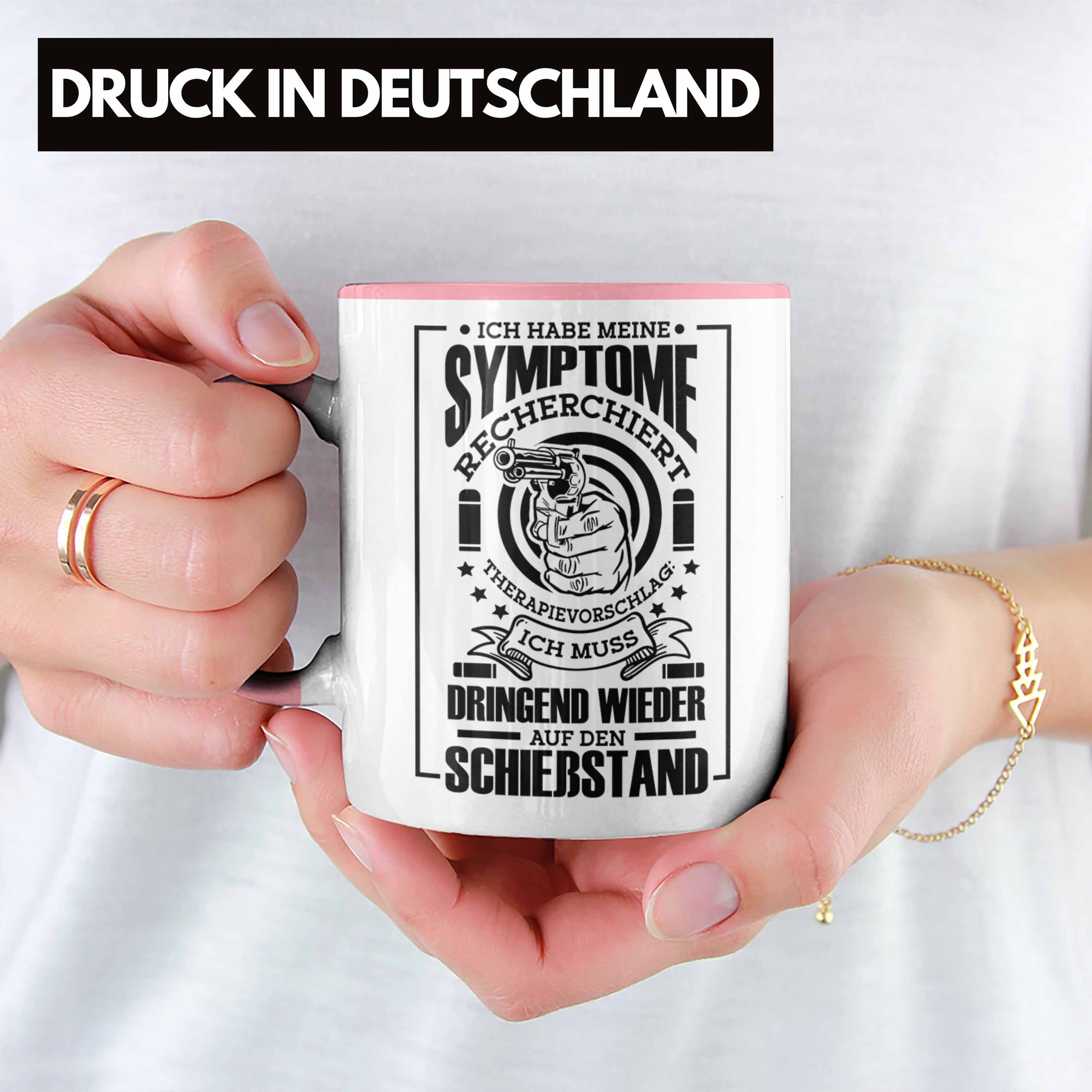 Rosa Wi Muss für Trendation Lustige Tasse Ich Schießen-Tasse Sportschützen Geschenk Dringend