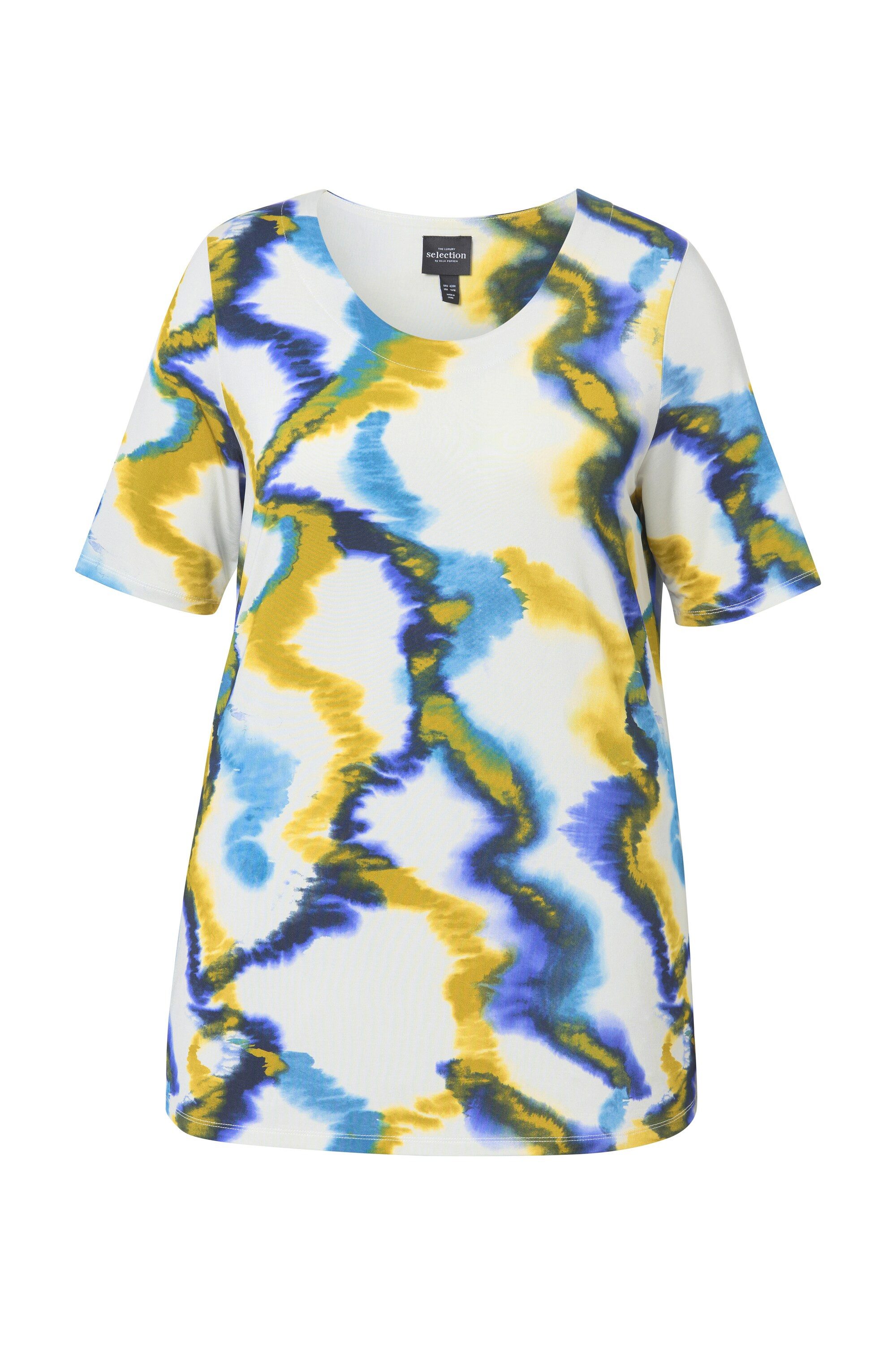 Ulla Popken T-Shirt Slinkyshirt Classic Rundhals günstig online kaufen