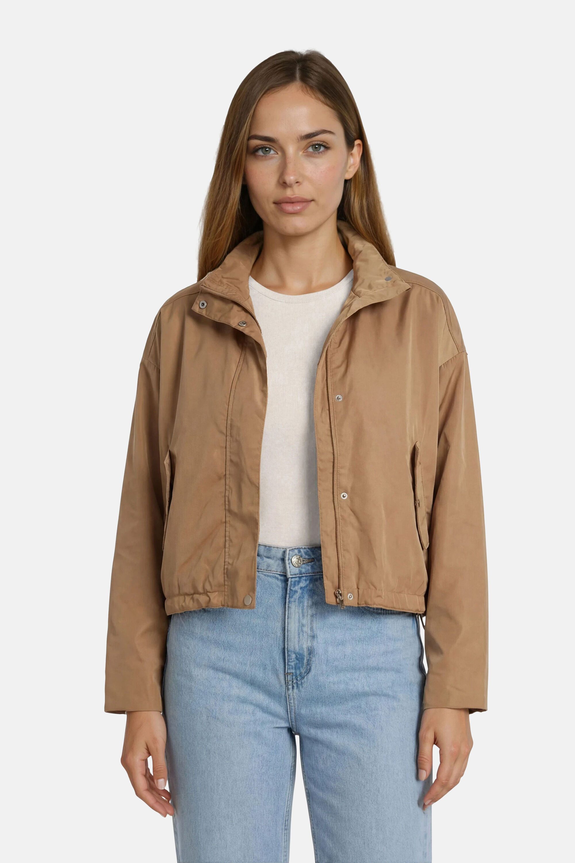 White Label Outdoorjacke (1-St) Ärmel mit verstellbaren Riegeln