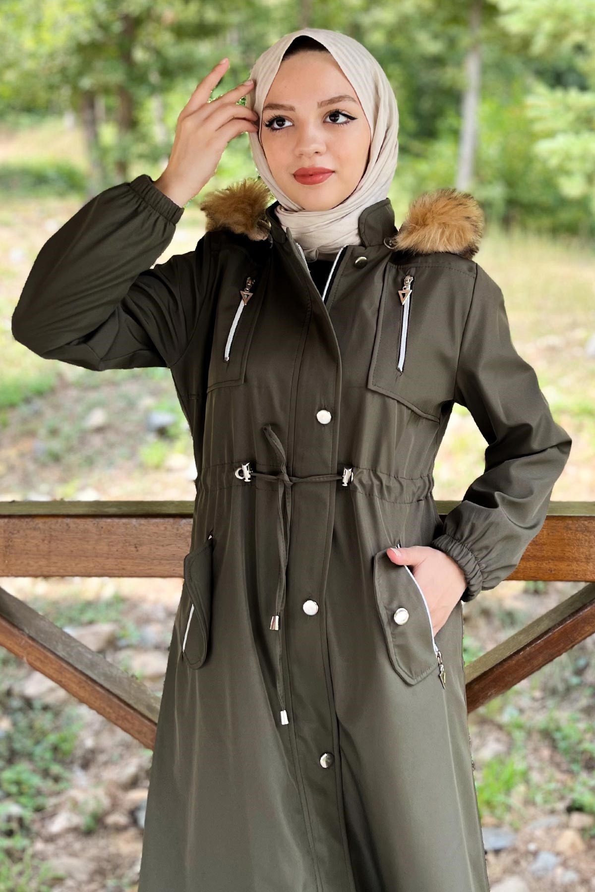 MODAMİHRAM Windbreaker Kapuzen-Zip-Jacke günstig online kaufen