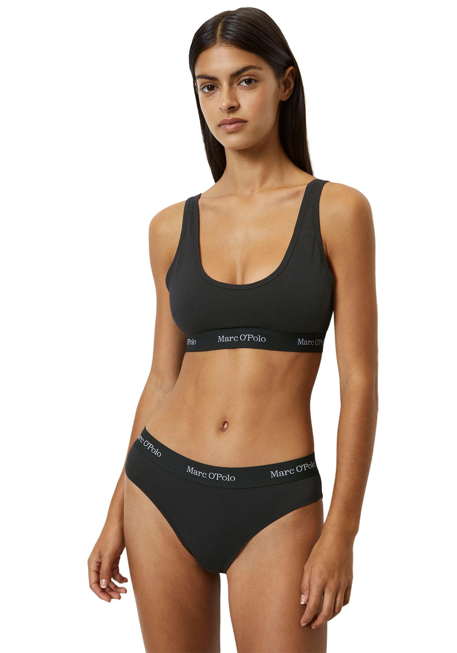 Marc O'Polo Slip Essentials Woven mit dezenter Logodetailierung