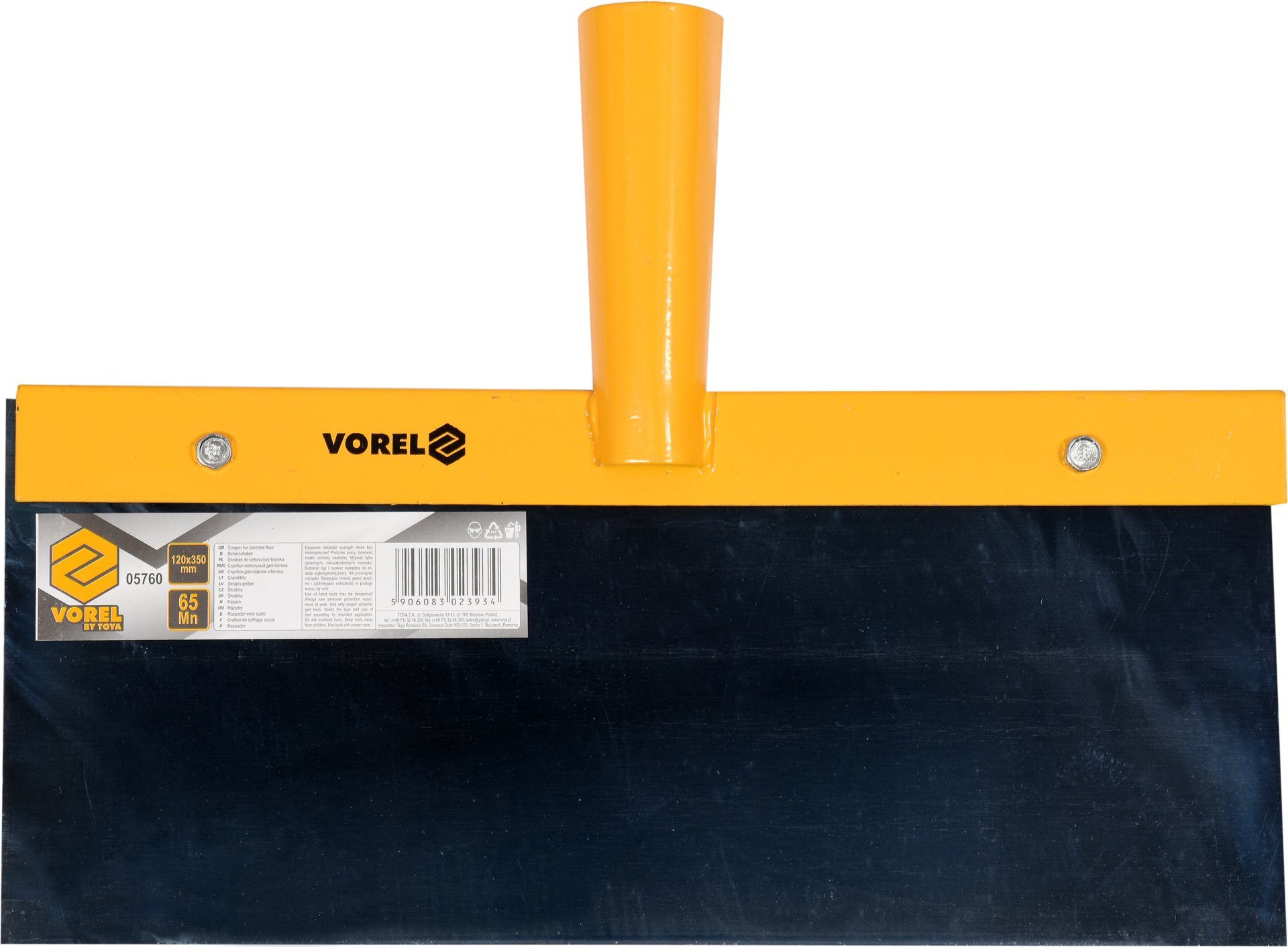 TRIZERATOP Universalschaber Betonschaber 120 x 350 mm ohne Stiel