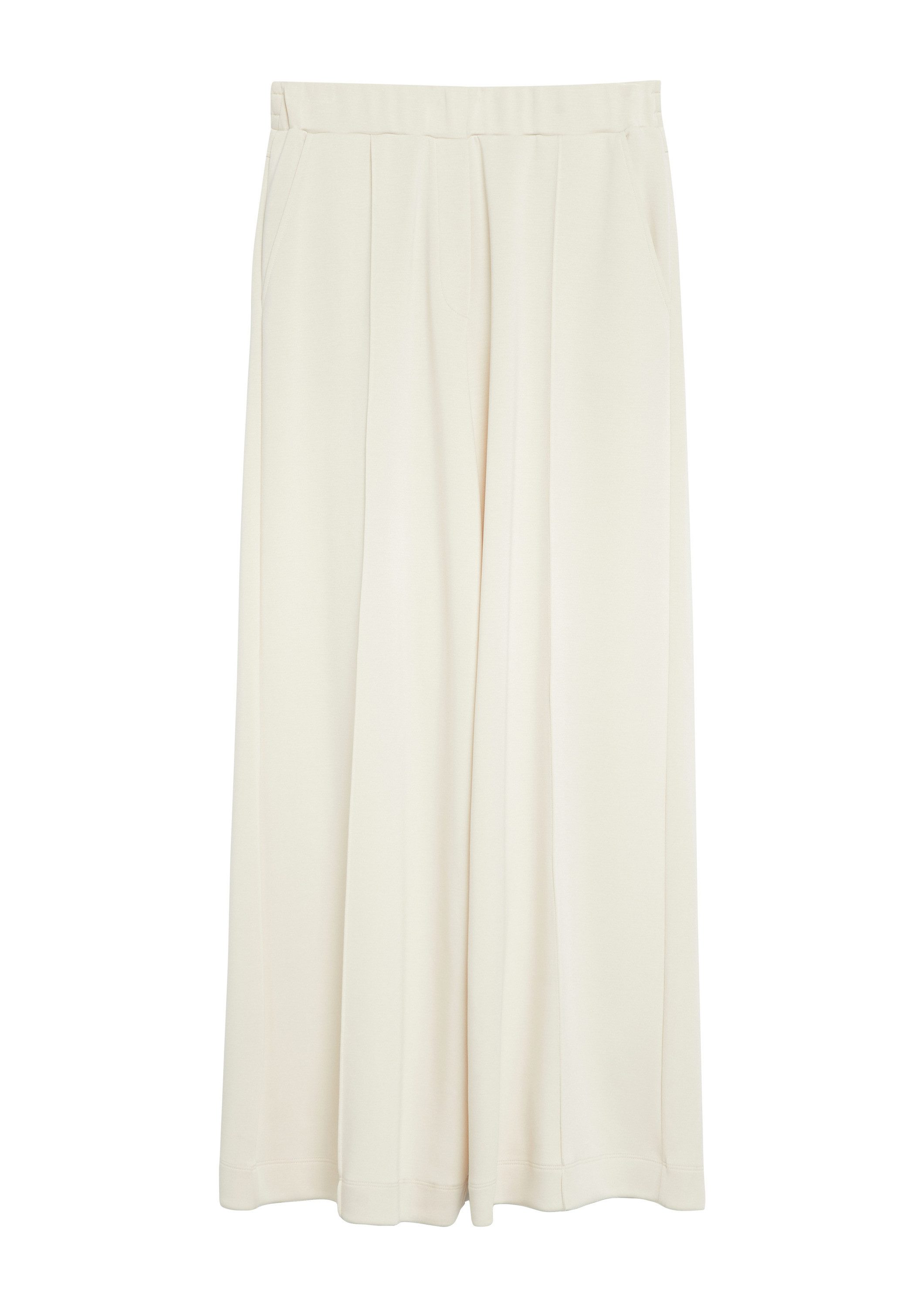 comma 7/8-Hose Hose Fließende Wide-Leg-Hose aus softem Jersey mit Elastikei günstig online kaufen